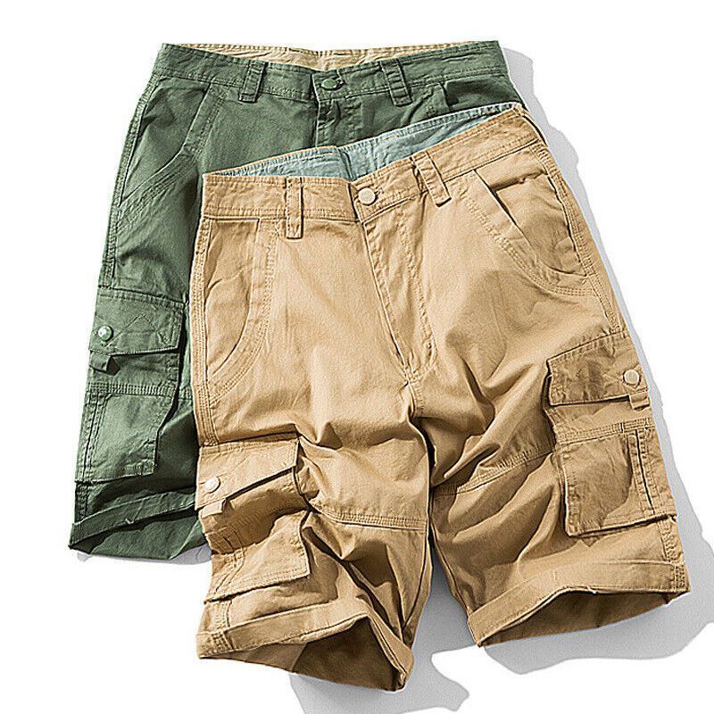 Mens Army Camouflage Shorts Cargo Shorts Half Pants Summer Casual Shorts