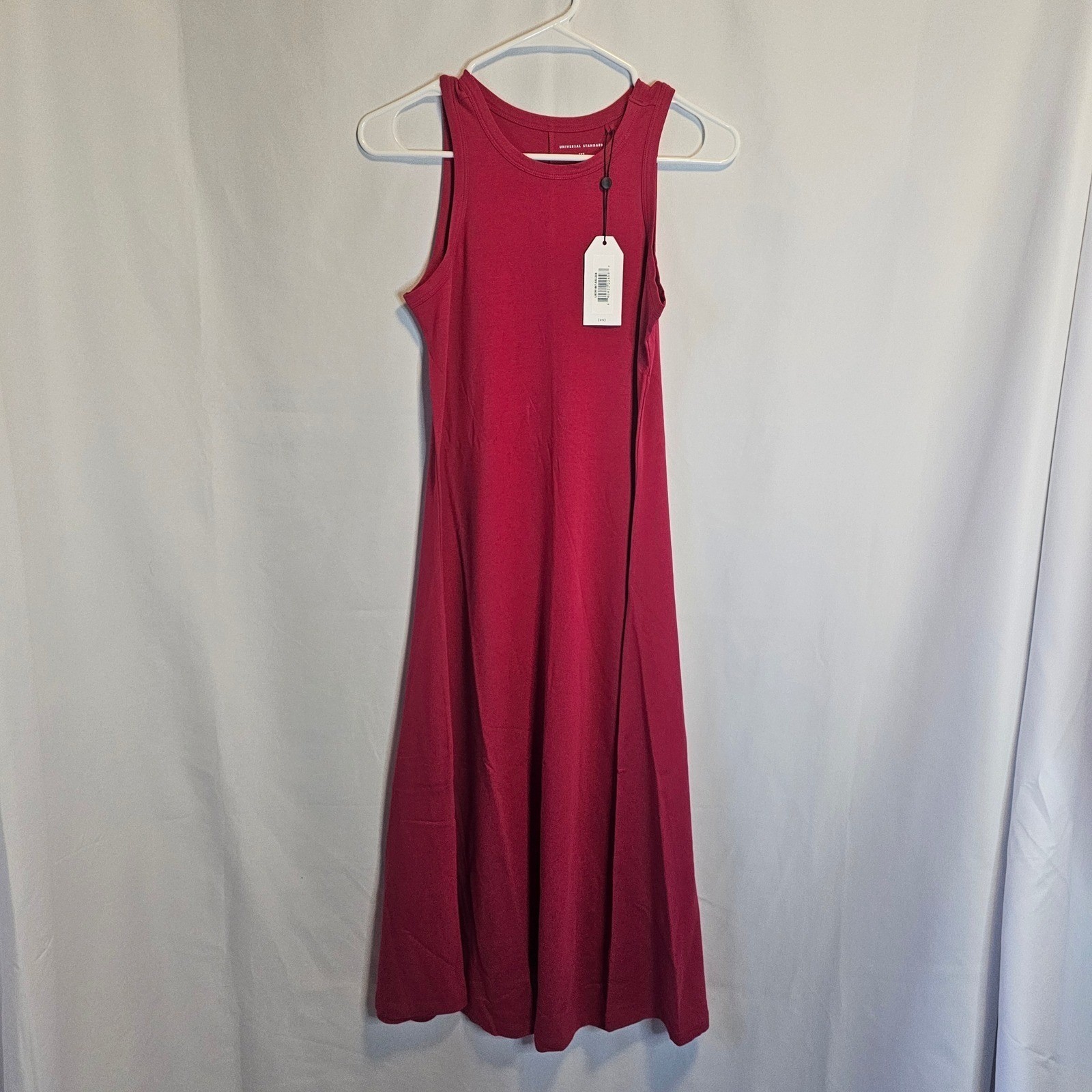 Universal Standard Red Sleeveless Midi Dress New With Tags 3XS