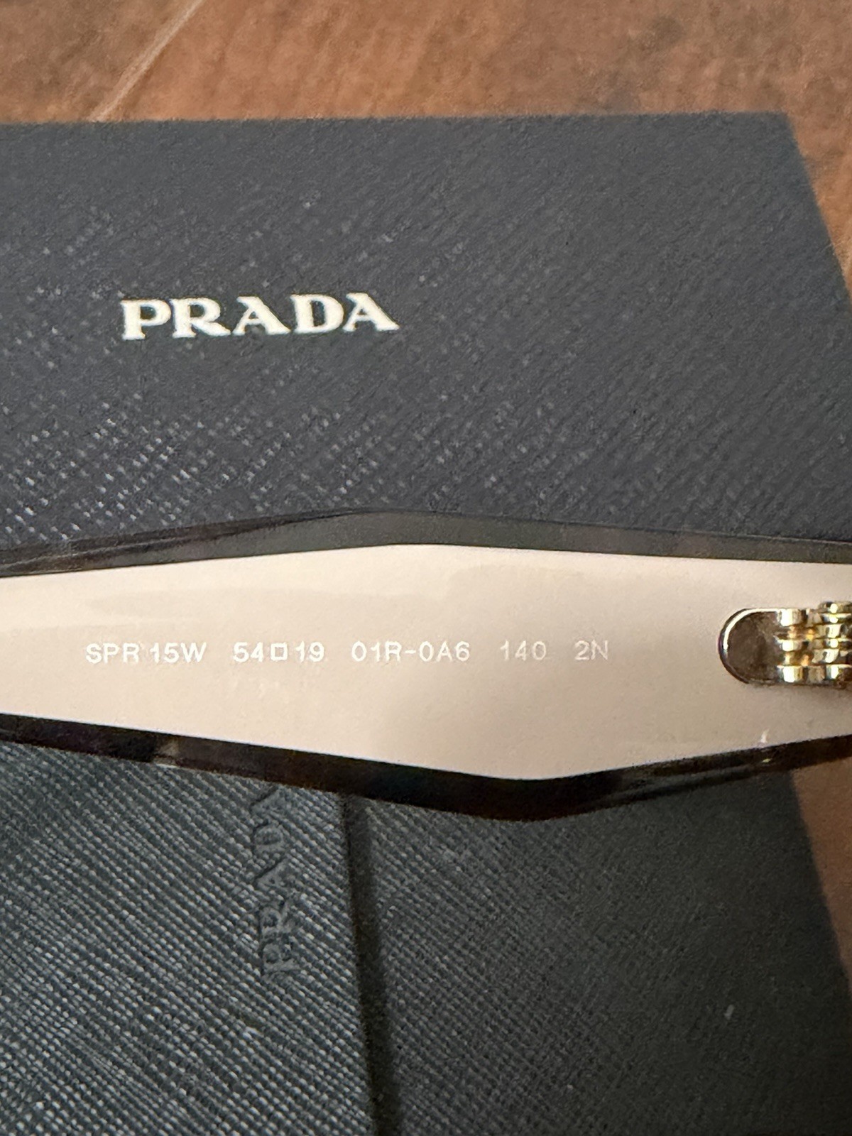 Prada SPR15W sunglasses ,original $489 ,tortoiseshell and beige authentic NB￼
