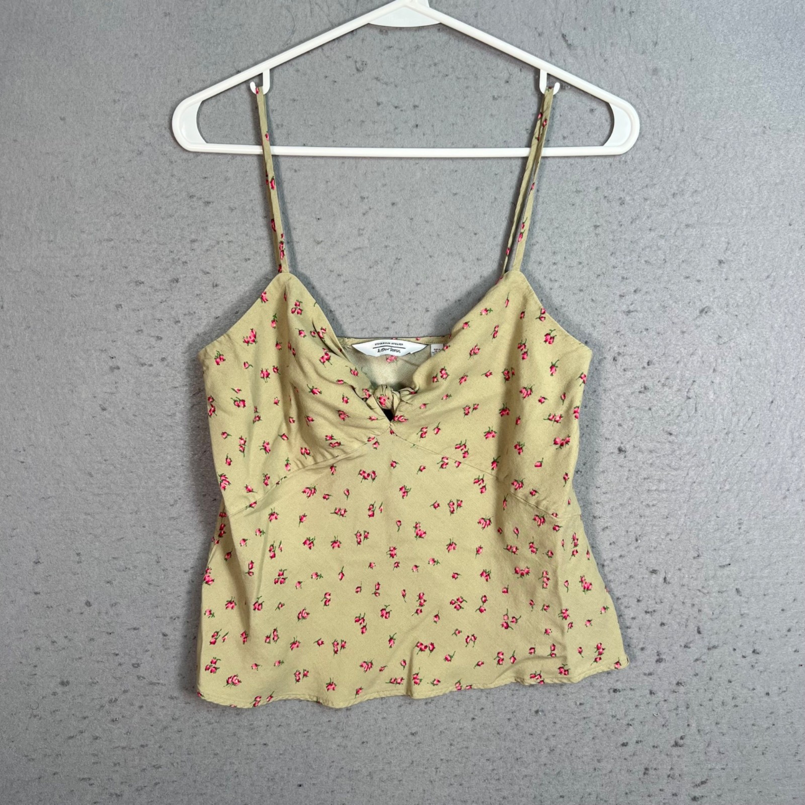 & Other Stories Floral Spaghetti Strap Top Womens Size 10