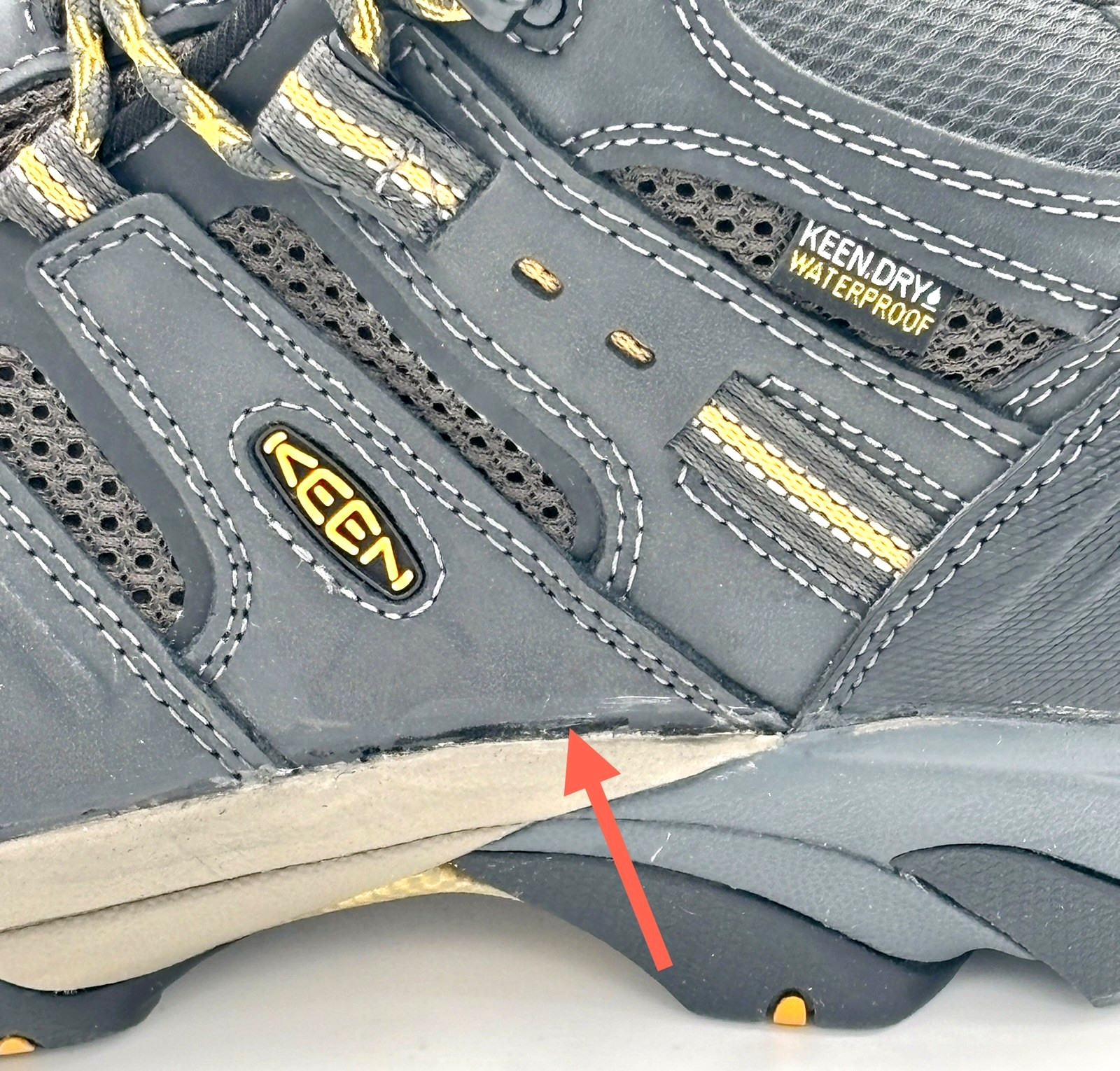 KEEN Utility Men’s Lansing Mid Steel Toe Waterproof Work Boots 1018079