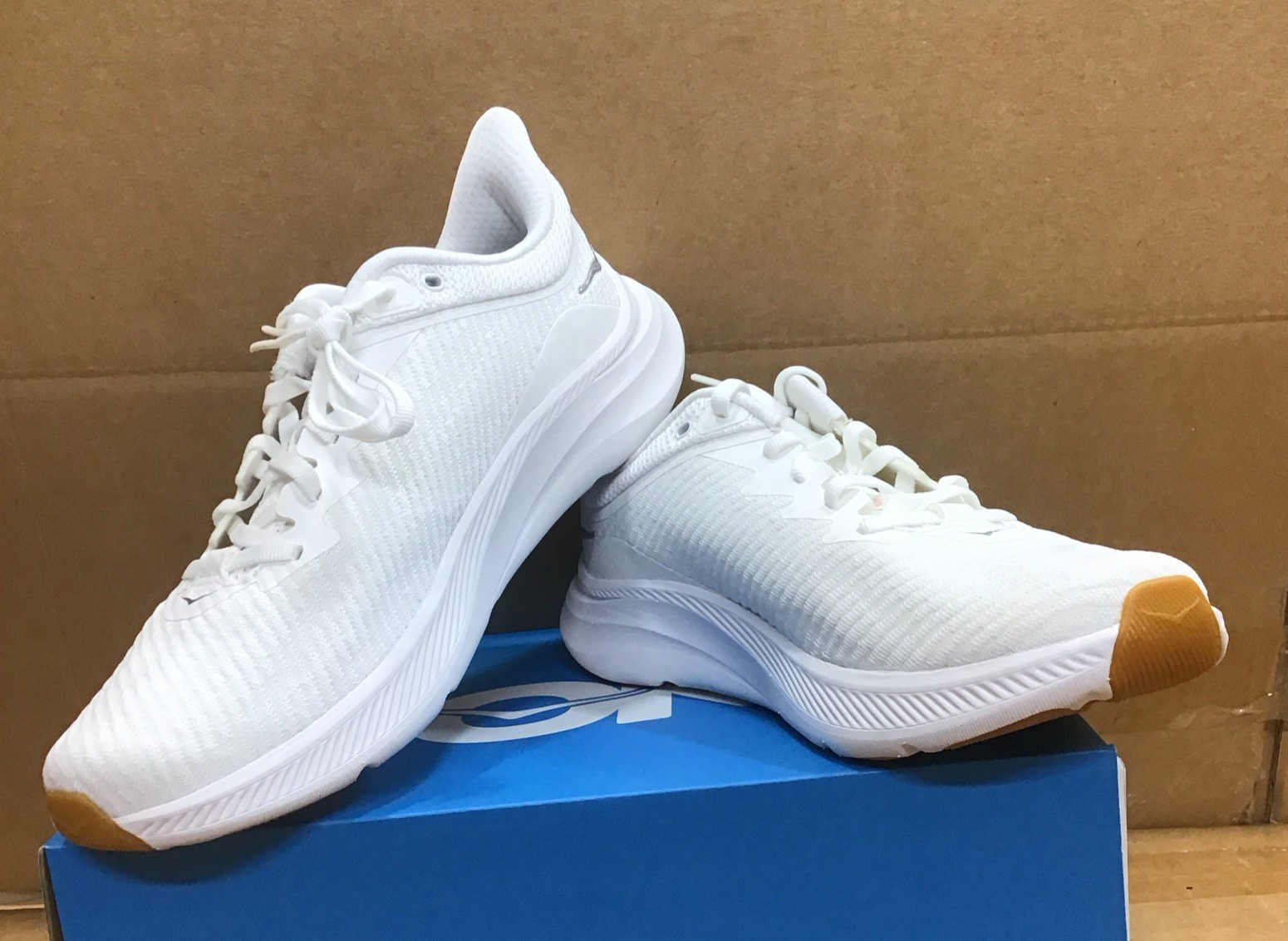 Hoka One One Solimar 1123074 WWH White Running Shoes Mens