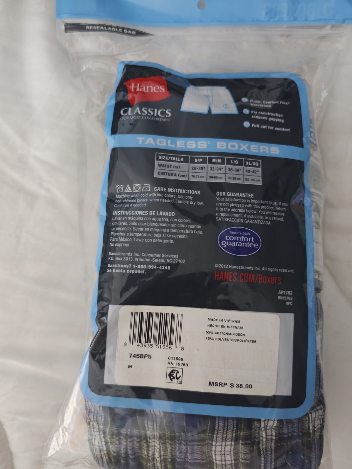 NEW Hanes Men’s Underwear Bundle Medium 6 Tank Tops + 5 Boxers Tagless Sealed
