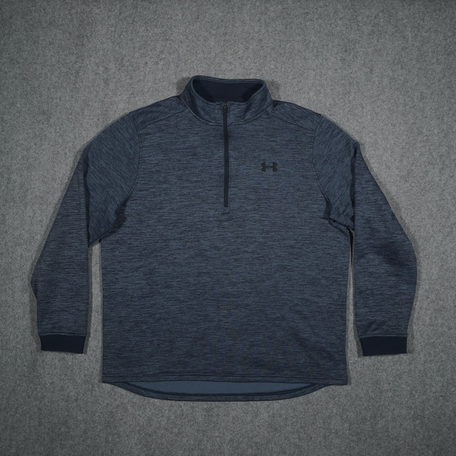 Under Armour Men’s Blue XL COLDGEAR 1/4 Zip Activewear Pullover Fleece