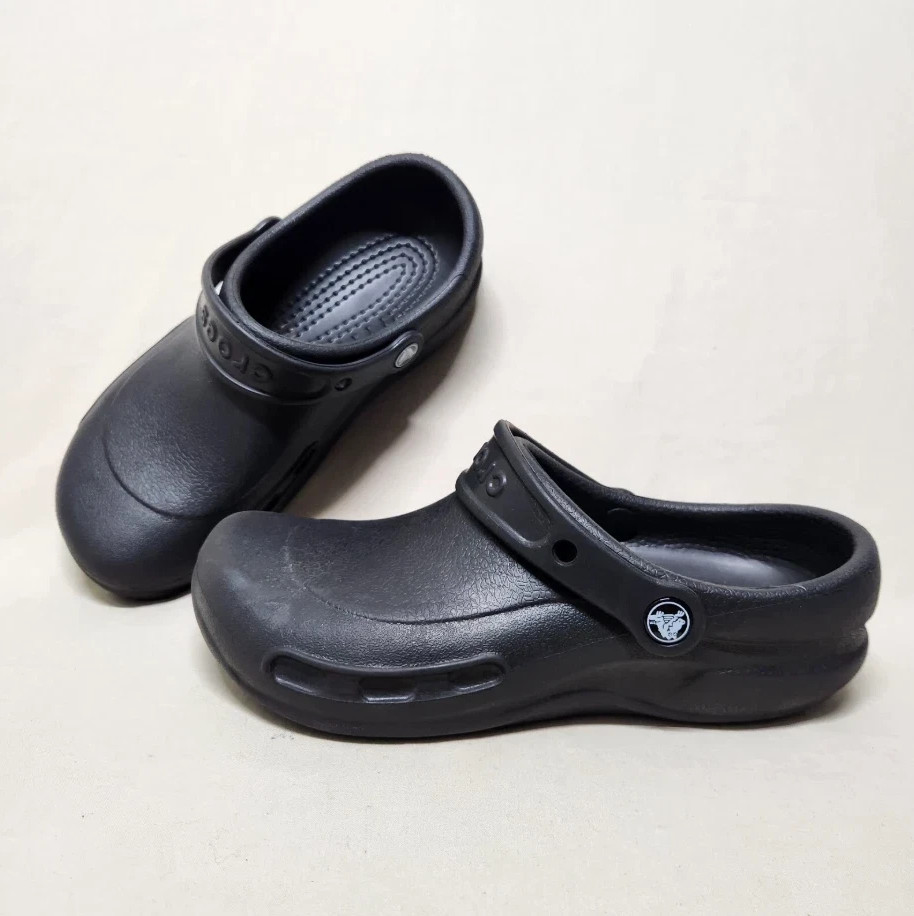 Crocs At Work Bistro Clogs Slip Resistant Waterproof Unisex W-7 M-5
