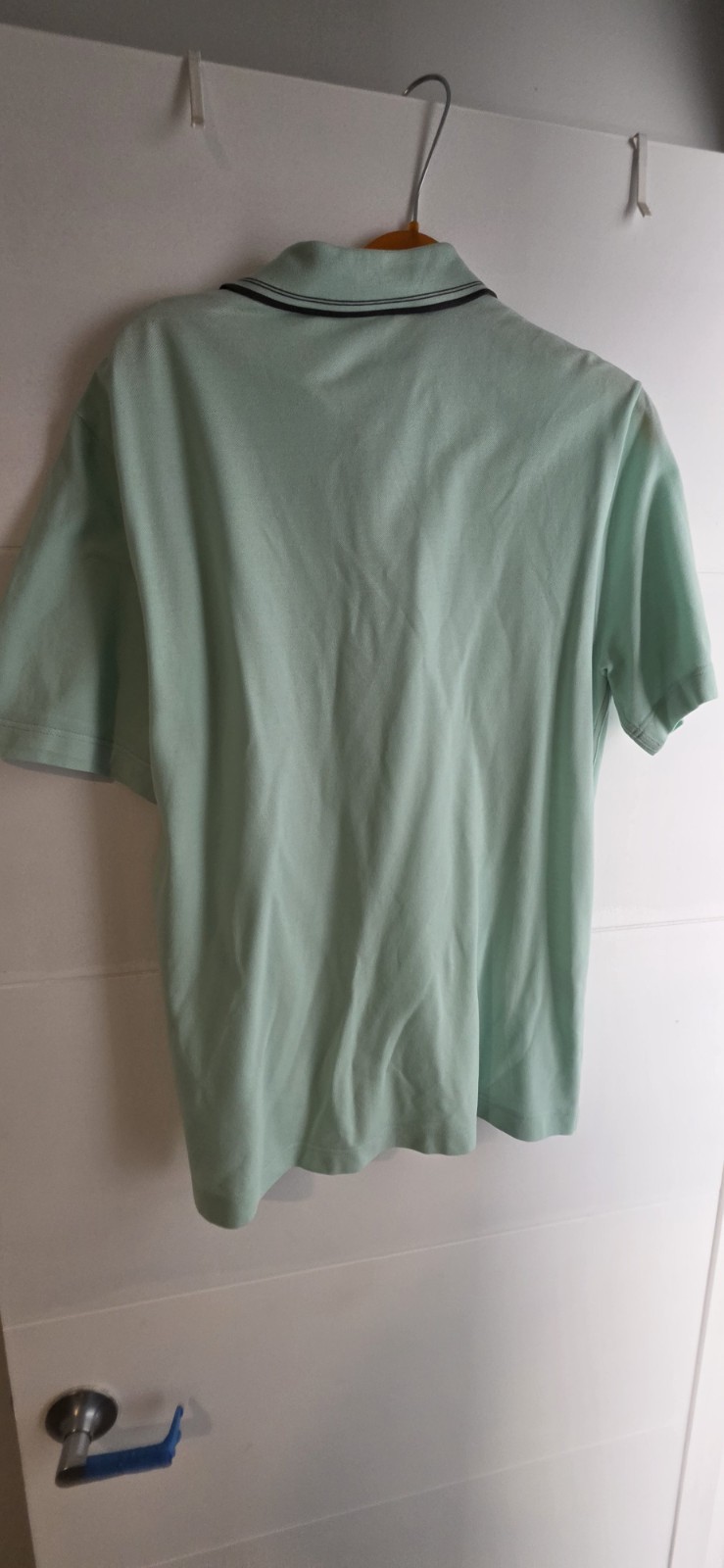 Vintage Mint Green Polo Shirt Men’s Medium Made in Italy 100% Cotton