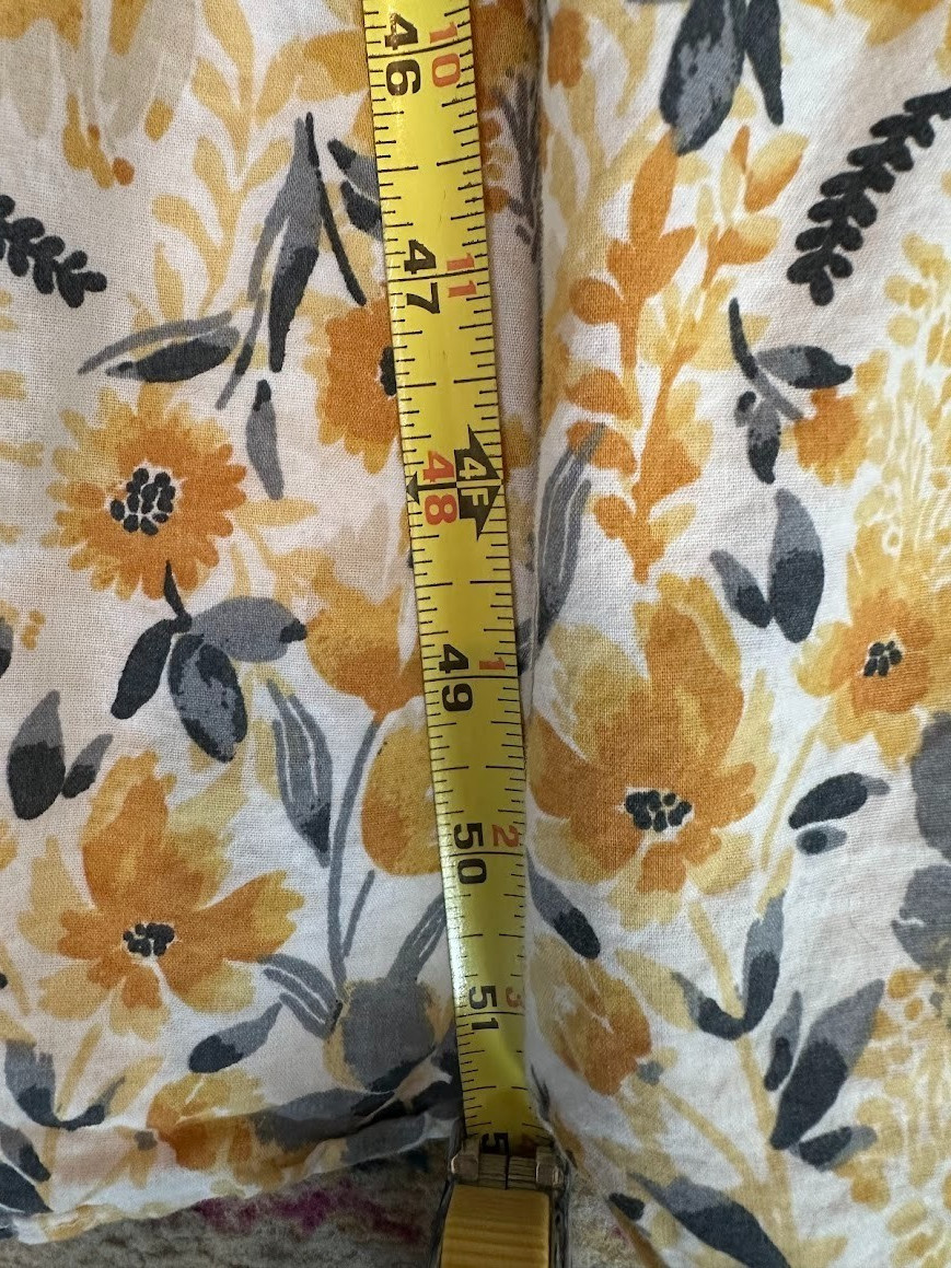 Joie Yellow Floral Maxi Cottagecore Boho Prairie Peasant Cotton Sundress – 6