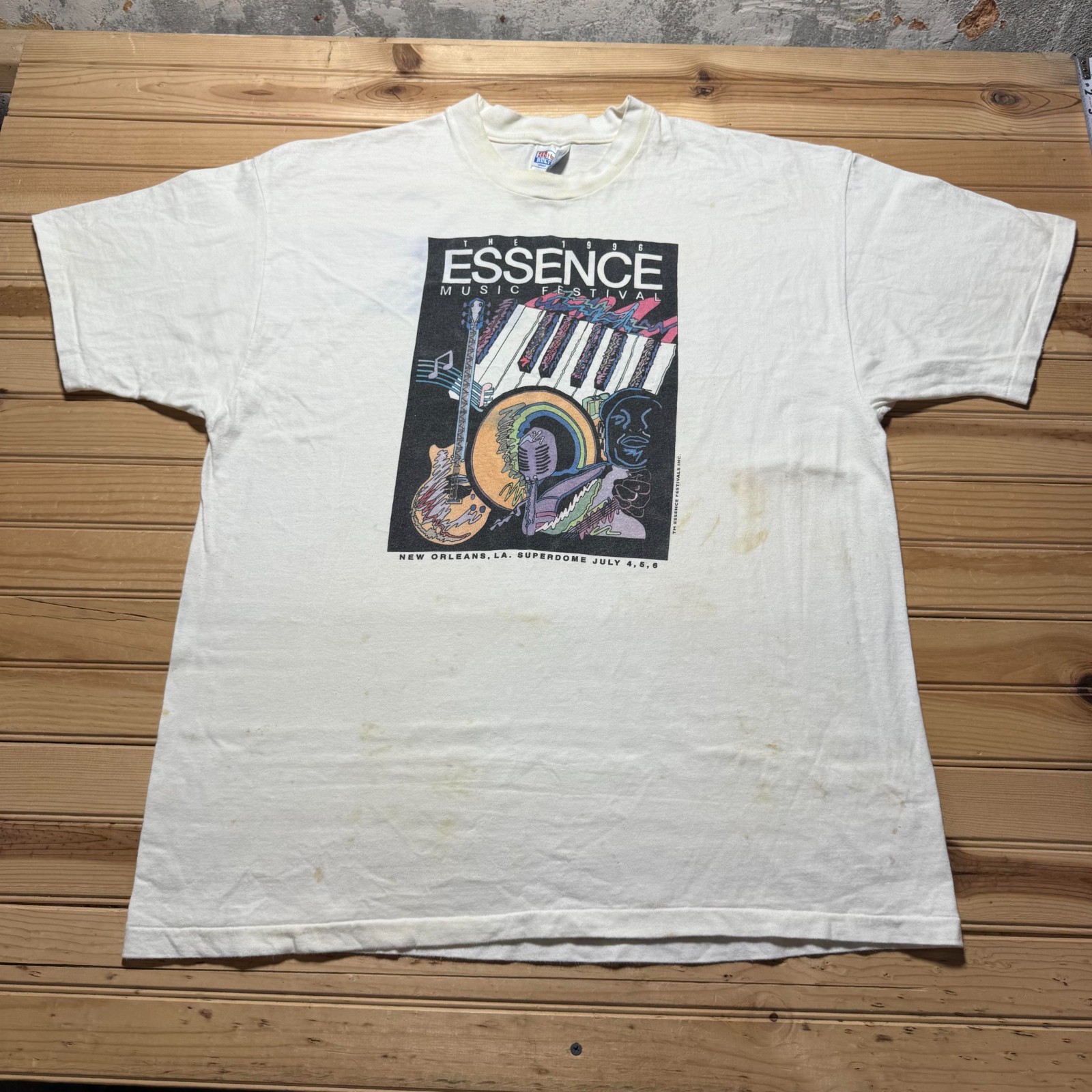 Vintage 1996 Essence Music Festival New Orleans LA Superdome T-Shirt USA – XXL