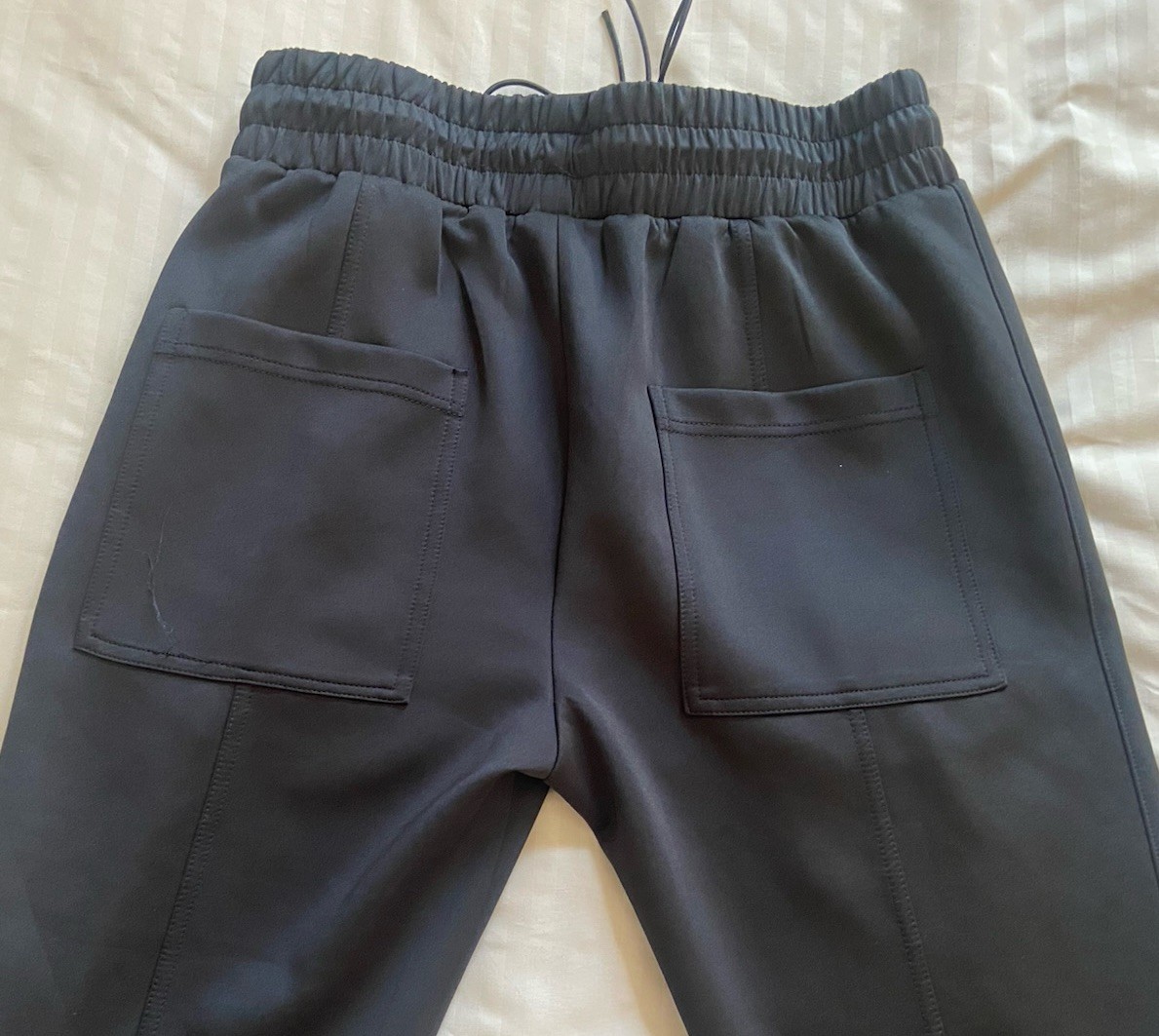 GVAPI MMXV by Aaron Wilhelm Black Zip Pocket/Zip Bottoms Jogger Pants – Size 34