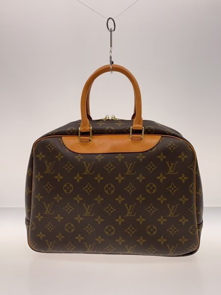 LOUIS VUITTON Bowling Vanity(Doville) Monogram Canvas Vinyl Brown