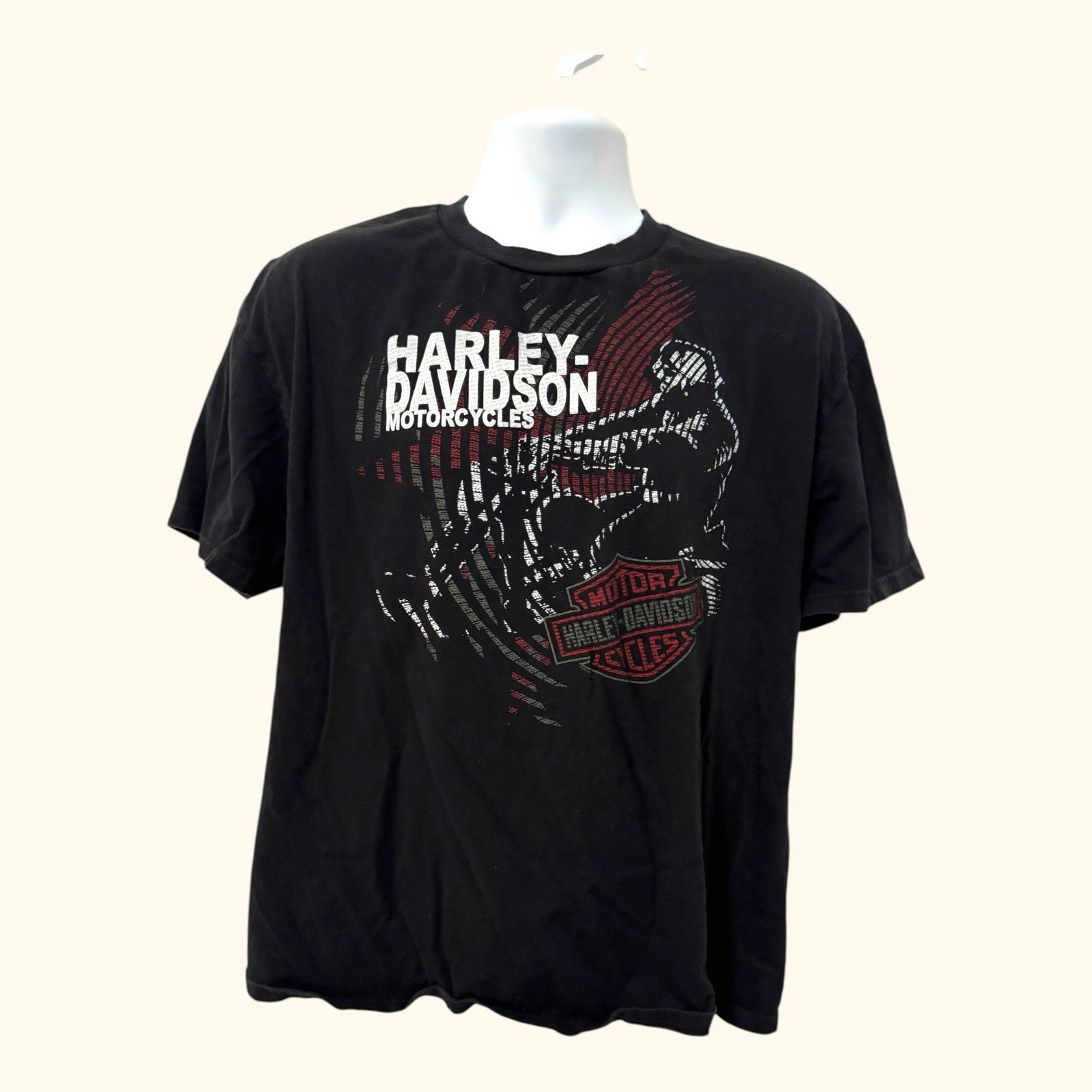 Harley Davidson United Arab Emirates Men’s Tshirt Size XL Black