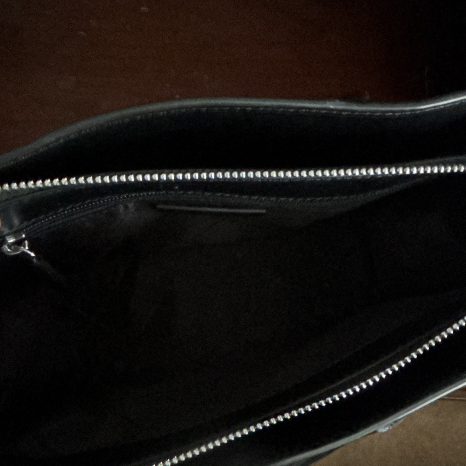 Michael Kors Medium Logo Satchel Zip Black Gray Silver Detach Adjustable Strap