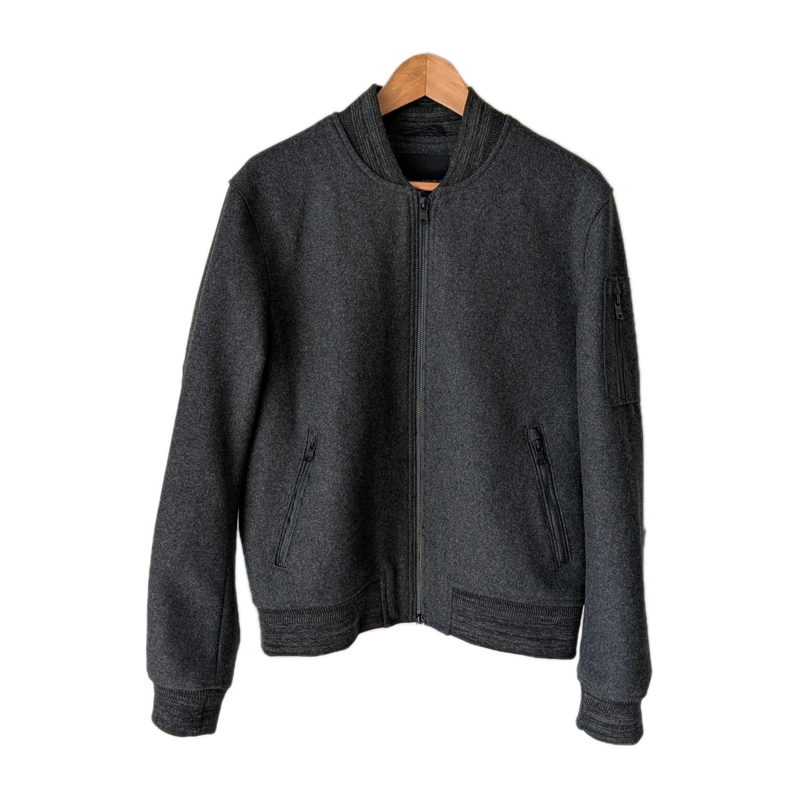 Banana Republic Italian Fabric Wool-Blend Bomber Jacket Men’s M – Mario Bellucci