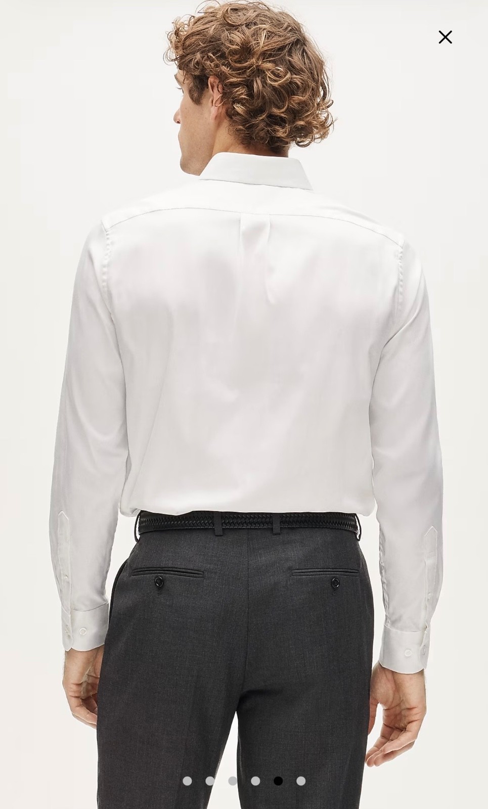 NWT J.Crew Mens Bowery performance stretch oxford shirt with button-down collar