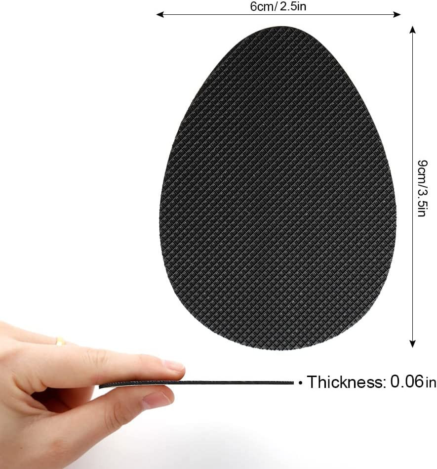 12 Premium Non-Slip Shoe Pads Bottom of Shoes Rubber Self Adhesive Grip Sticker