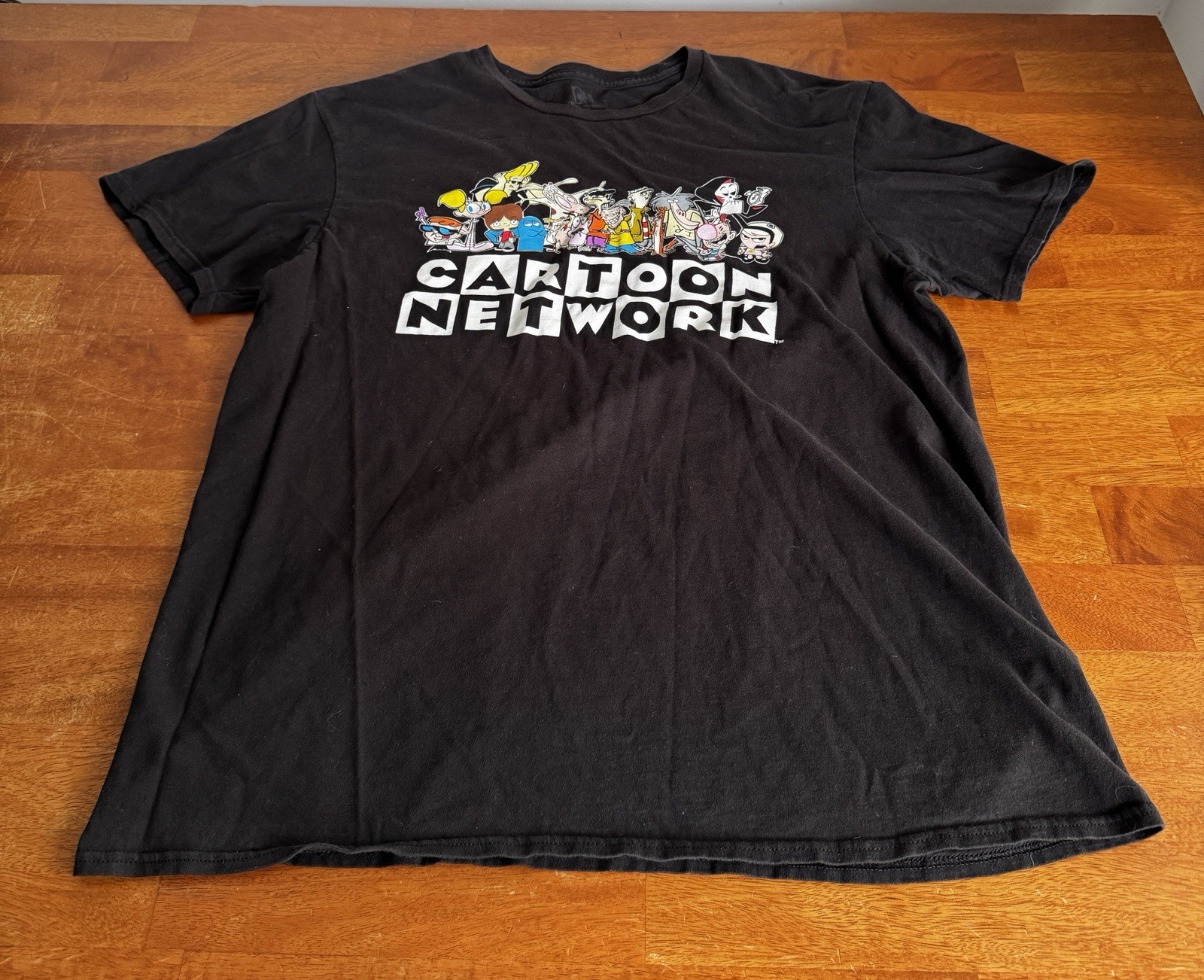 Cartoon Network Characters Graphic T-Shirt Men’s Xl Black Official Branded Merch