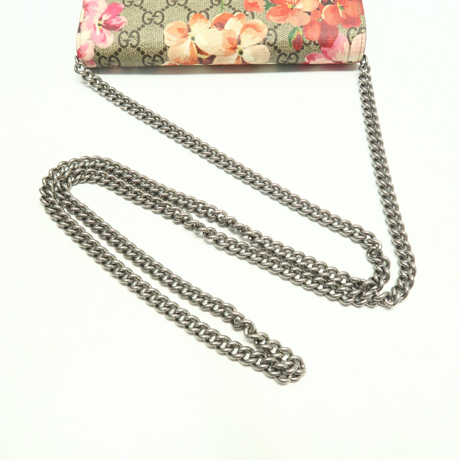 Gucci Blooms WOC Brown GG Supreme Canvas Shoulder Bag T10422747
