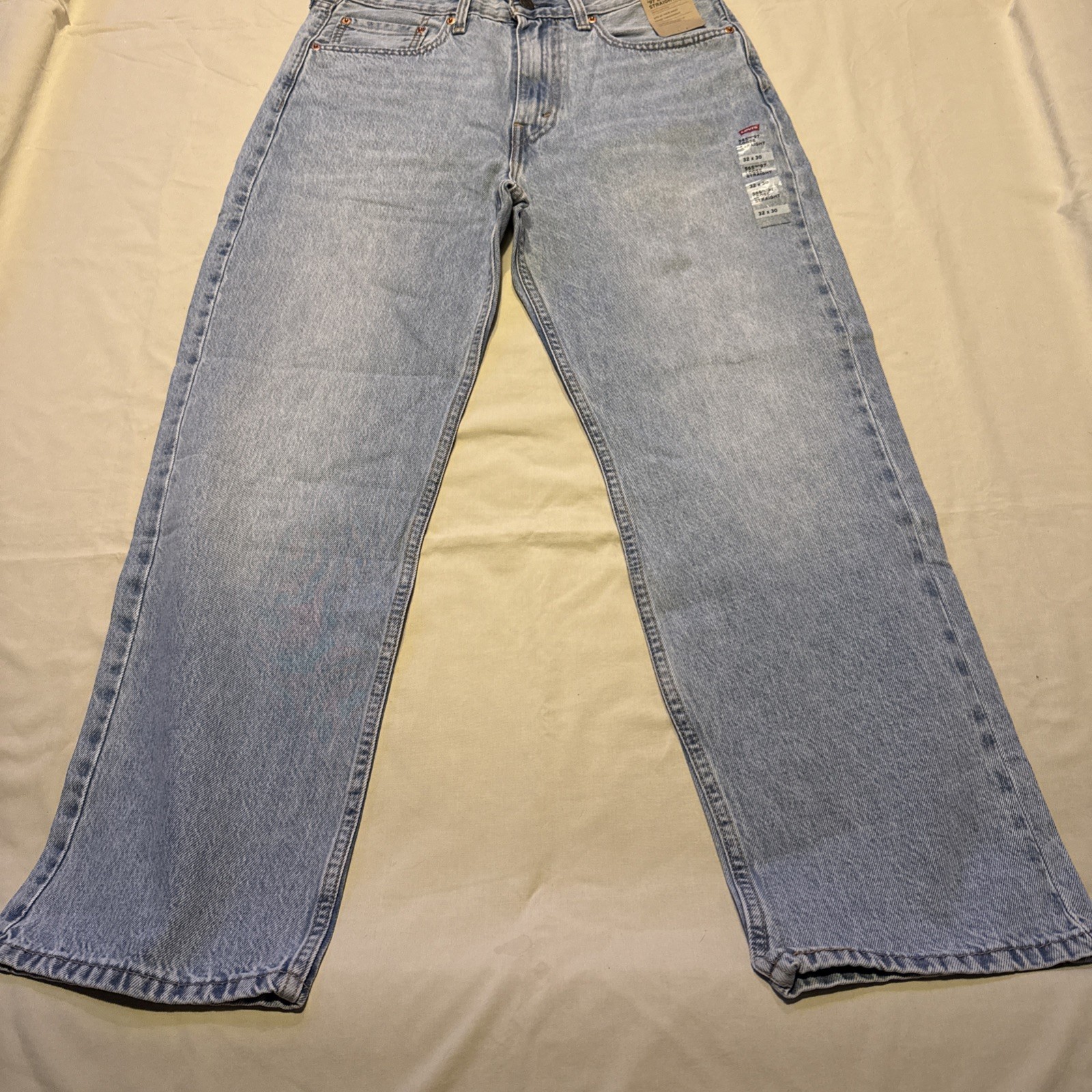Levi’s 565 Jeans Mens 32×30 Light Blue Wash Loose Straight 97 Denim Fit