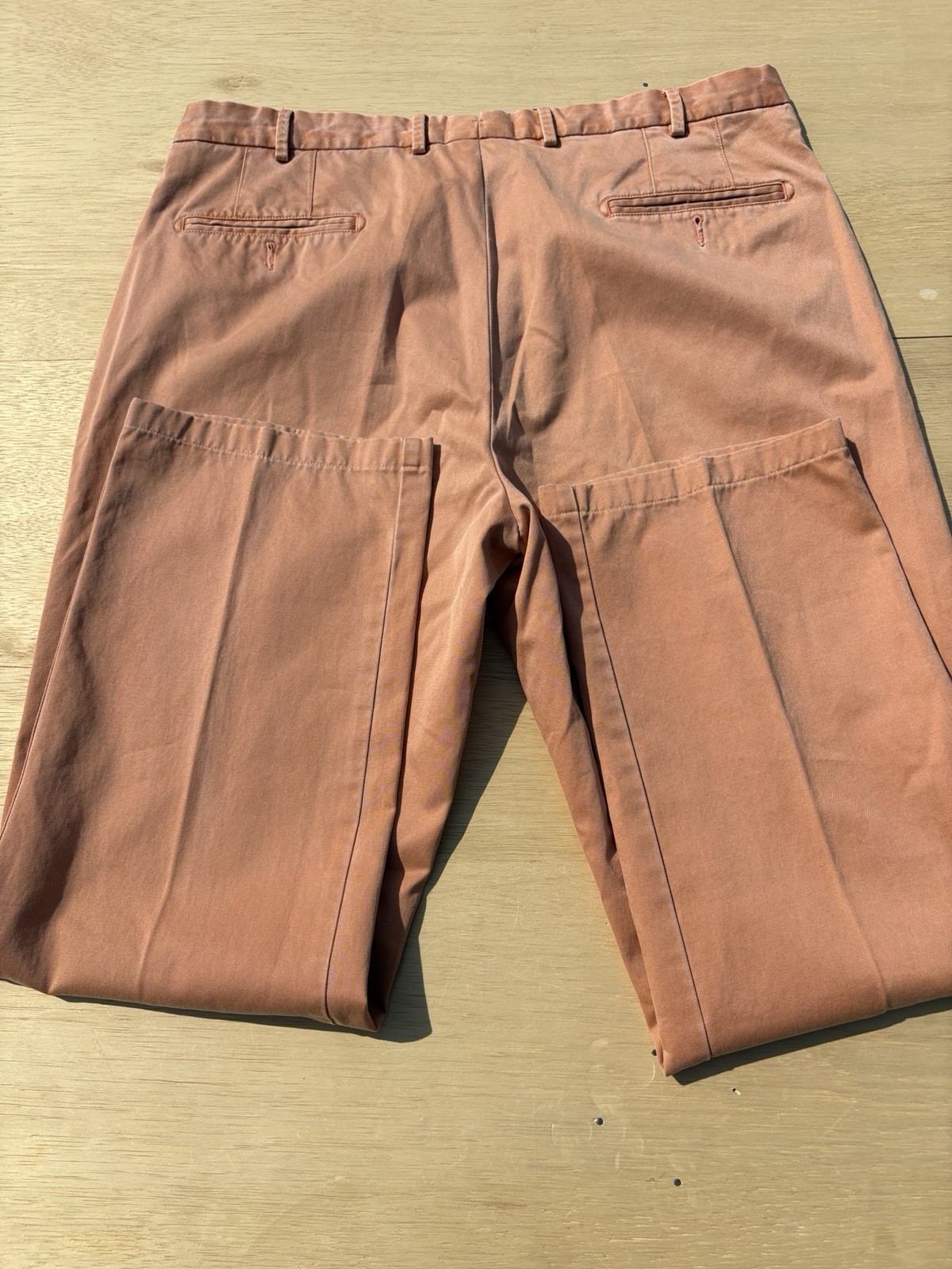 Peter Millar Flat Front Chino Pants Papaya Orange-Pima Cotton Size 36