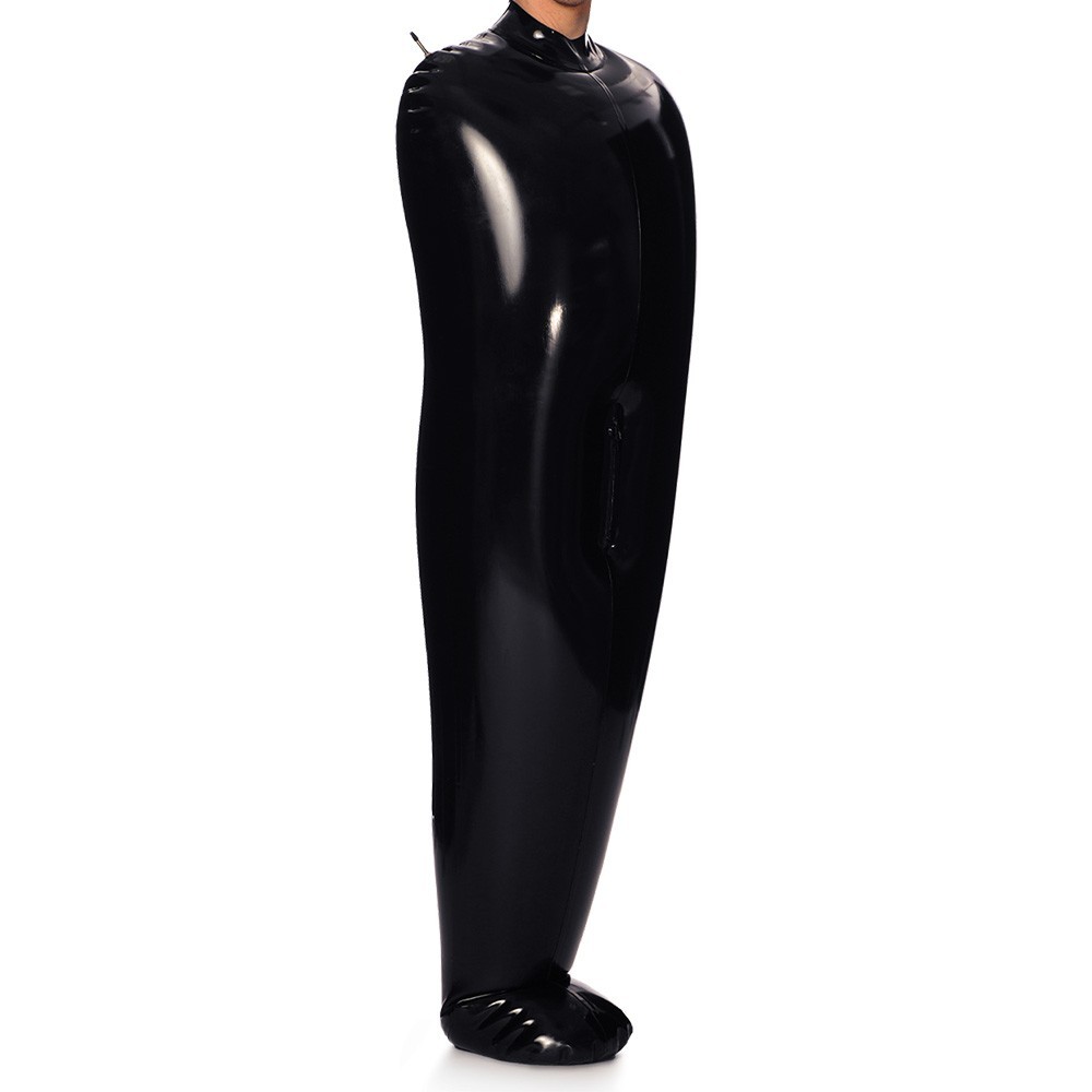 Double-layered Latex Sleeping bag Rubber Inflatable Bodybag Gummi Sleepsack BDSM