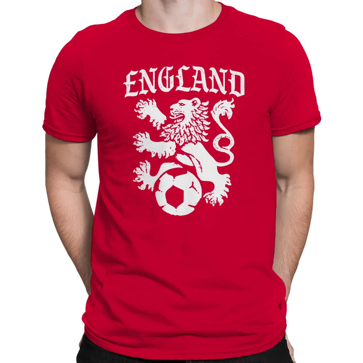 England Lion Soccer Men’s T-shirt