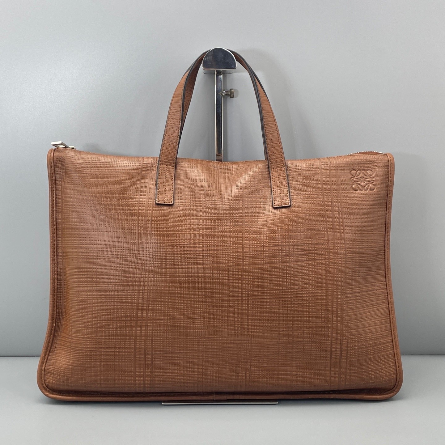 Loewe Pre-Owned Authentic Briefcase Brown 41*28*7cm Free Tracked Shipping