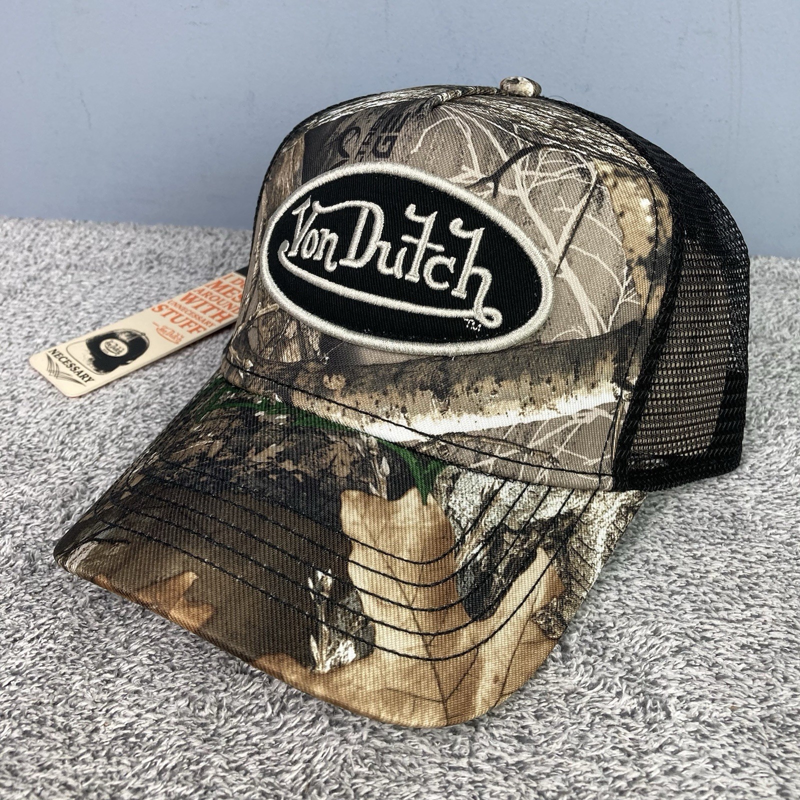 Von Dutch Realtree Edge Trucker Hat Snapback Mesh One Size Adjustable