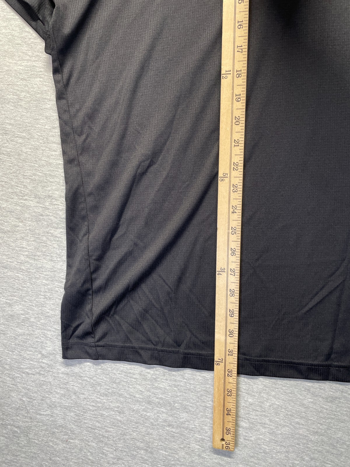 Tek Gear DryTek Performance Polo Shirt Mens 3XB Black 3 Button Placket Tennis