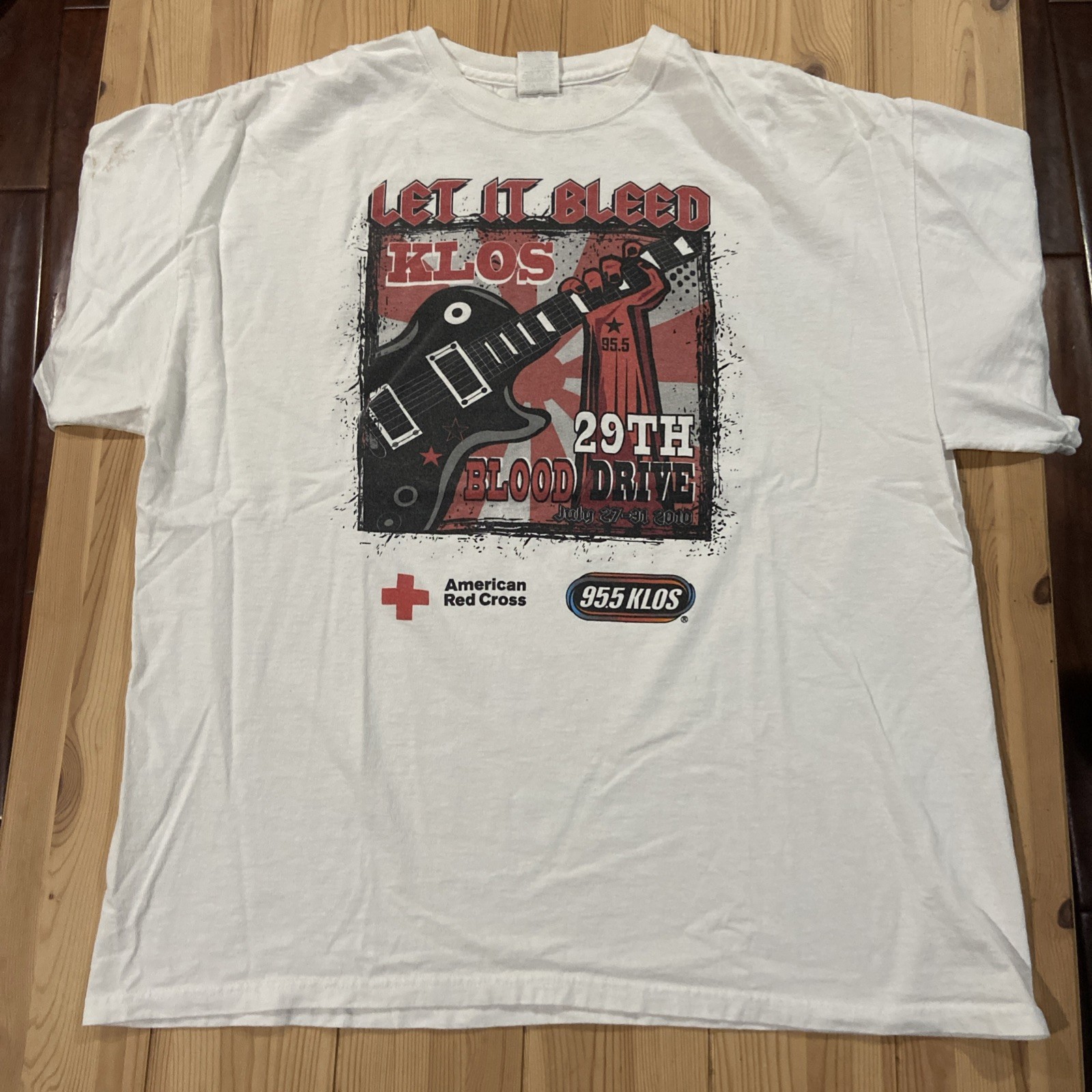 Vintage KLOS 95.5 Rockin Southern California XL 29th Annual Blood Drive 2010