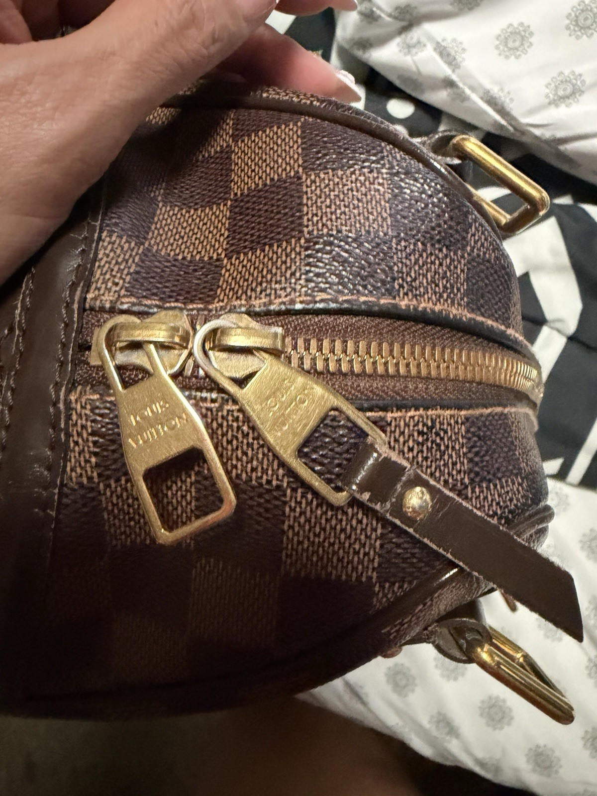 Louis Vuitton LOUIS VUITTON Rivington PM Shoulder Bag Damier Ebene… GZl1ccu1