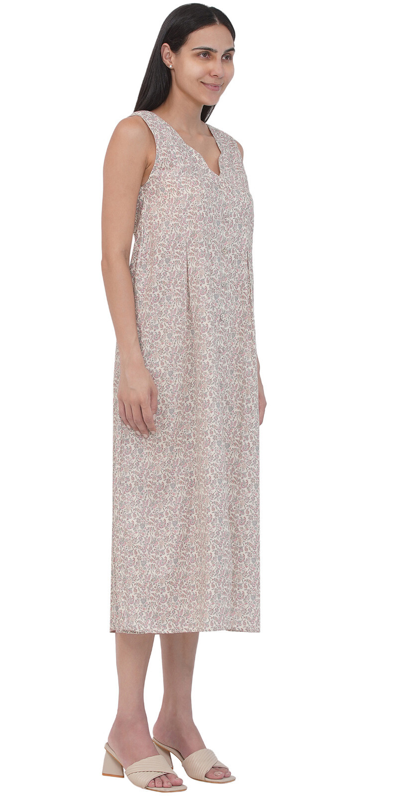 Cotton Lane Printed Shirt Waister
