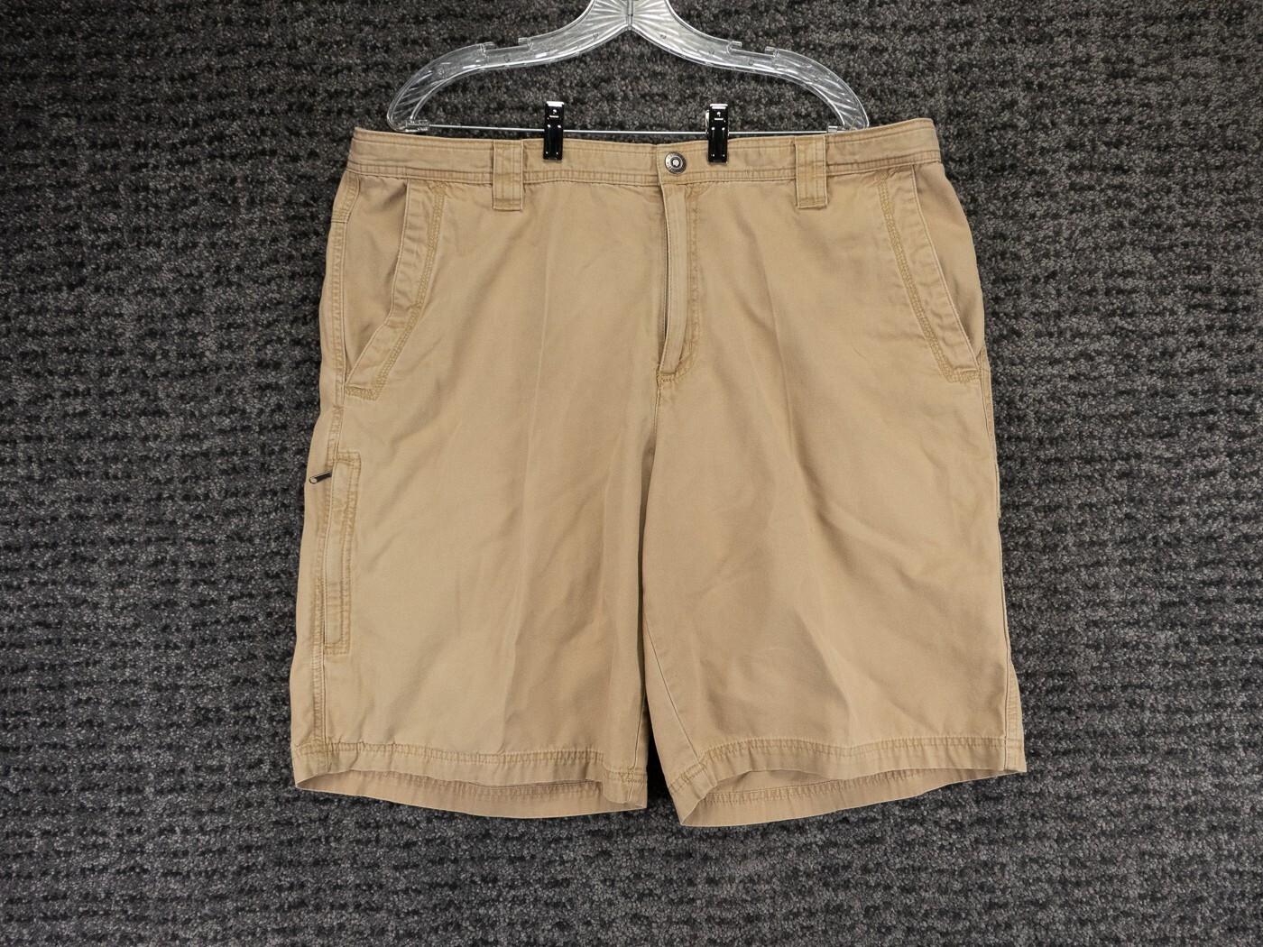 Columbia Shorts Mens 40 Beige Chino Cargo Omni Shield Hike Fish Outdoor Gorpcore