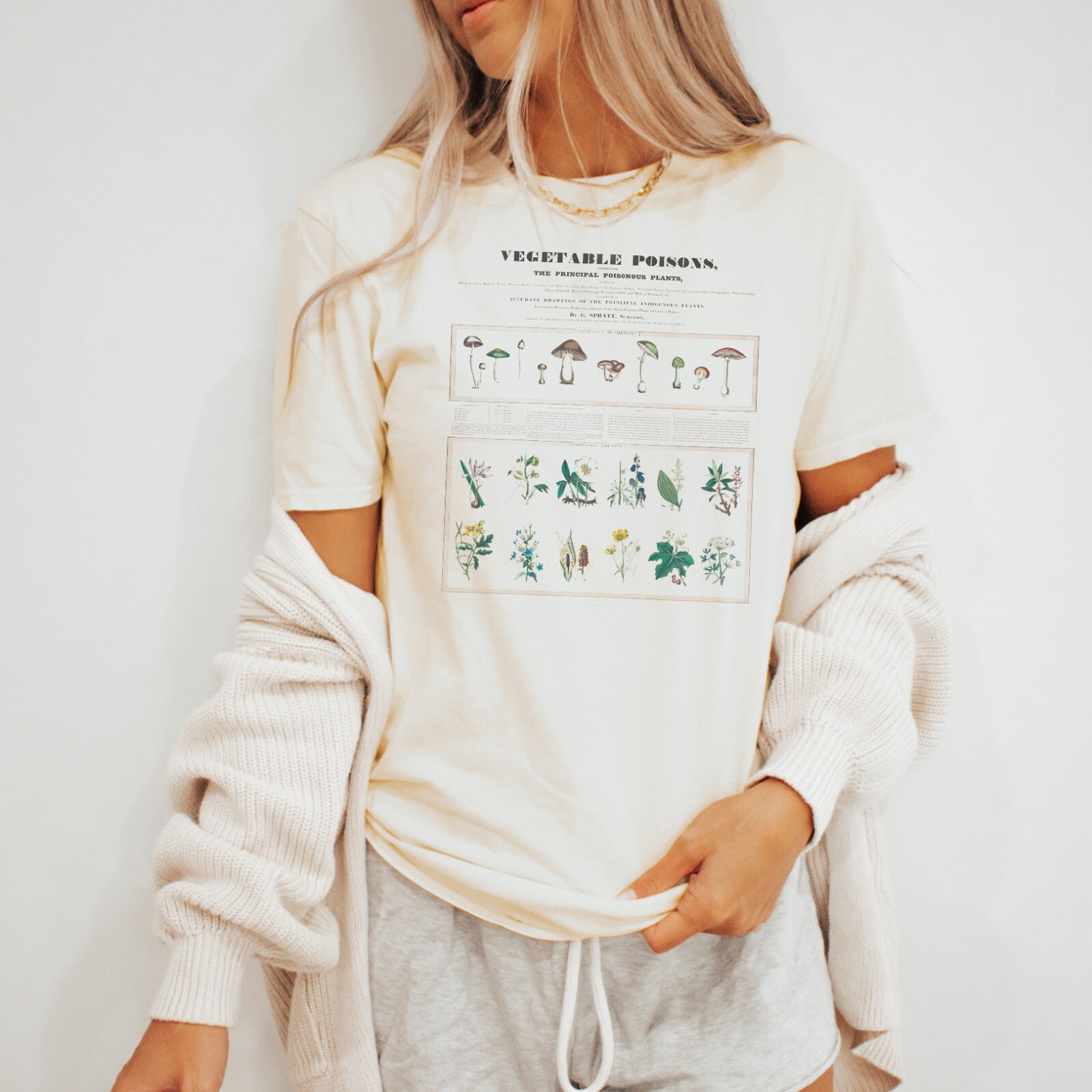 Poisonous Plants Tee Botanical Graphic Shirt