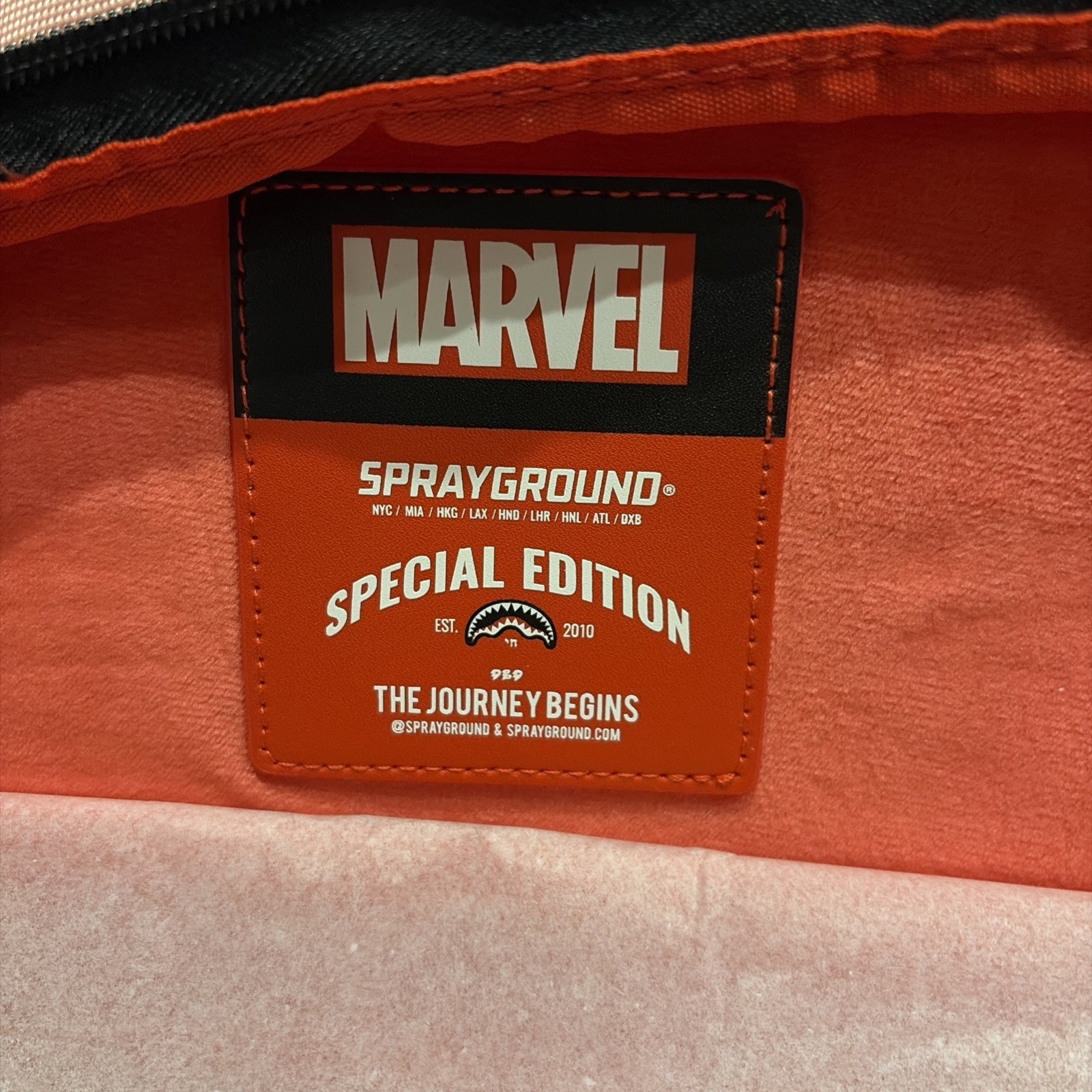 Sprayground Spiderman Web Hammock BOOKBAG Backpack New With Tags