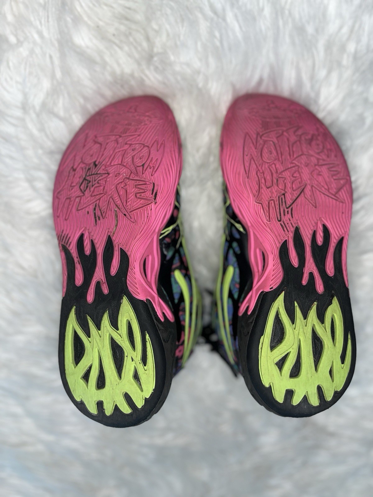 PUMA MB.04 Heem Men’s Athletic Sneakers 310837-01 Black/Luminous Pink/Lime