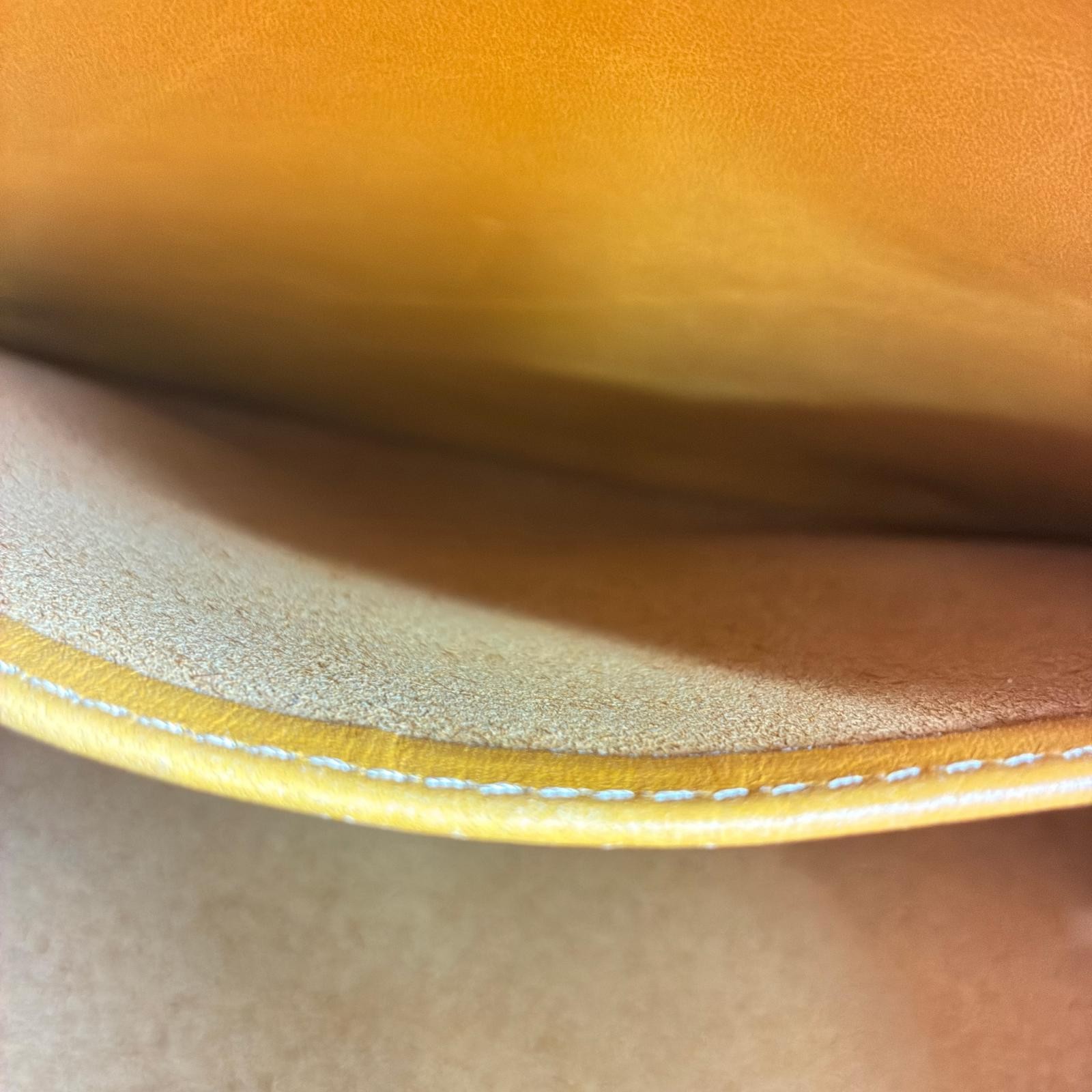COACH Ergo Shoulder Bag, Yellow Leather Shoulder Bag 9033 leather yellow