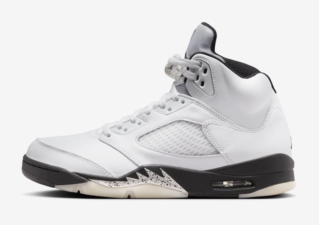 Nike Air Jordan 5 Retro White Reverse Metallic Mens US 7-14 Casual Sneakers New✅