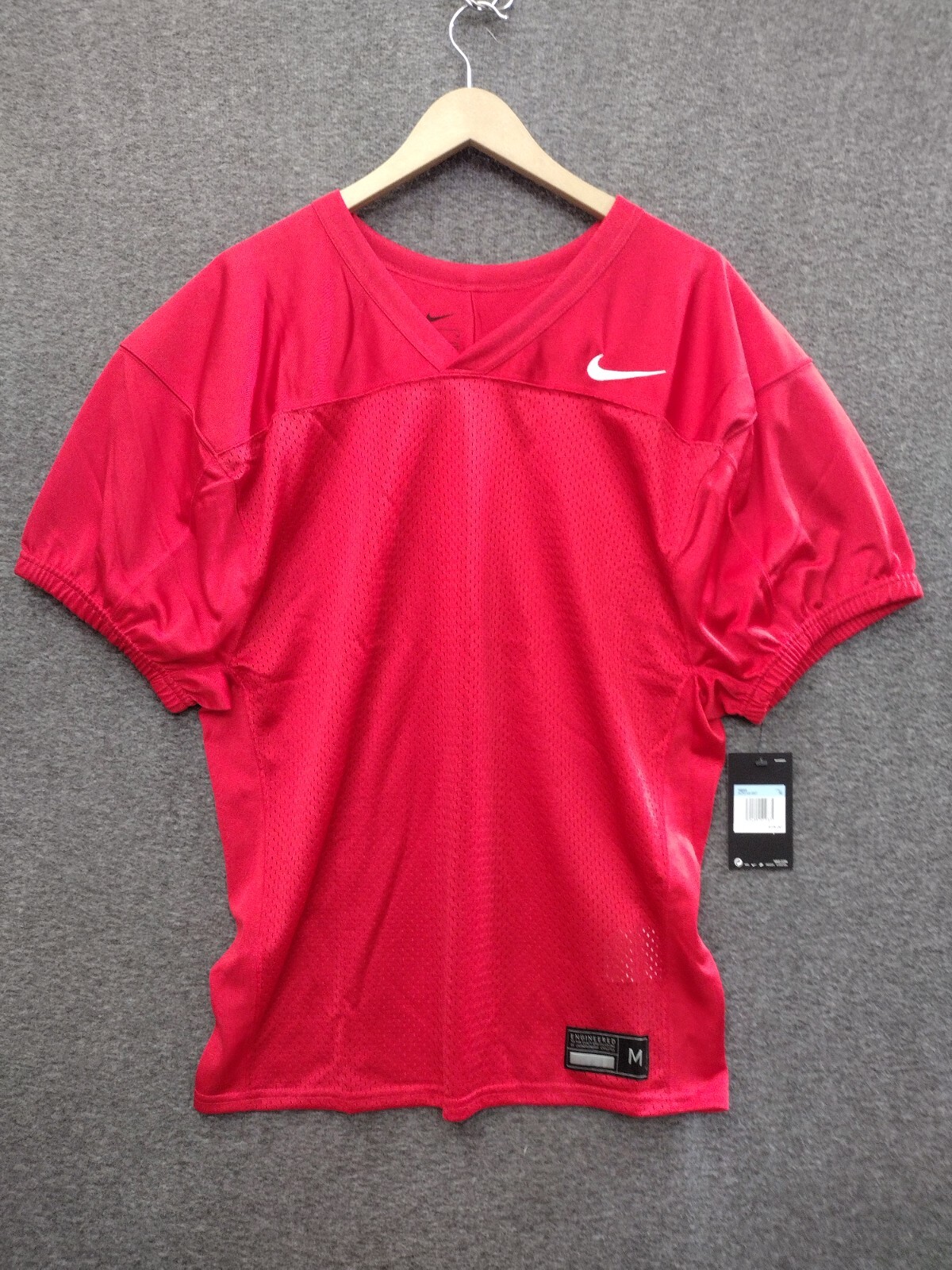 Nike Practice Jersey Football Men’s Solid Red Size M A05149-657