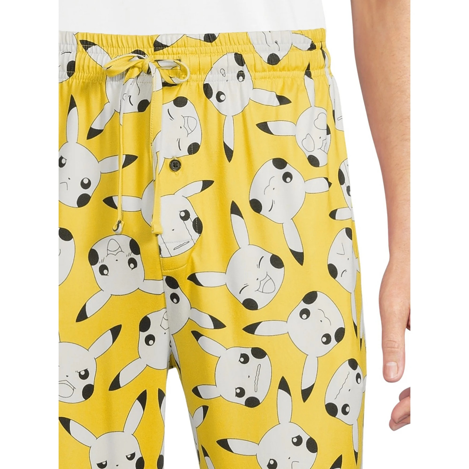Pokemon Pikachu Pajama Pants Men’s Size 2XL (44-46) PJ Bottoms Elasticized Waist