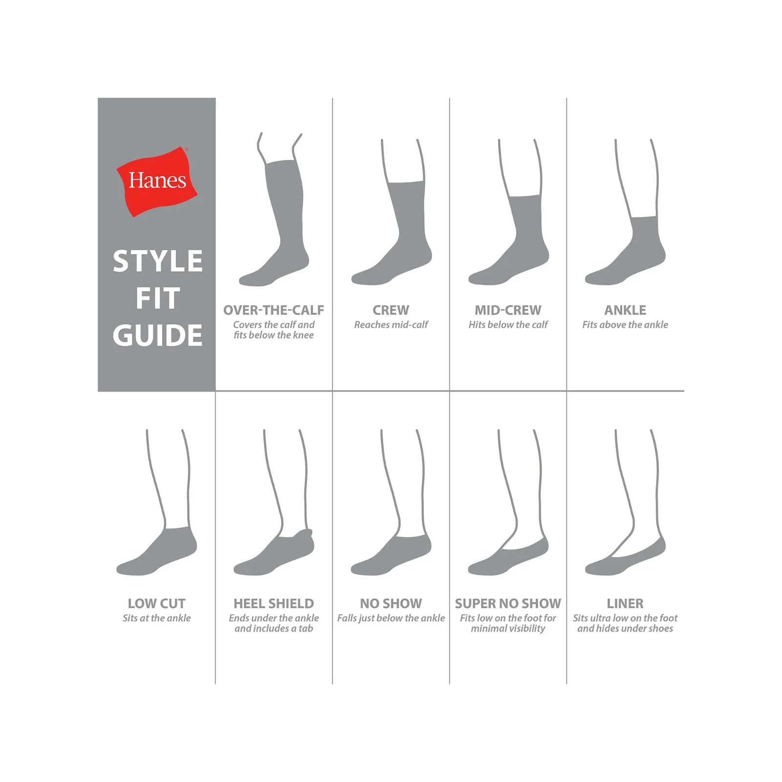 Hanes Men’s Double Tough Durability Over-the-Calf Tube Socks, 12-Pack New