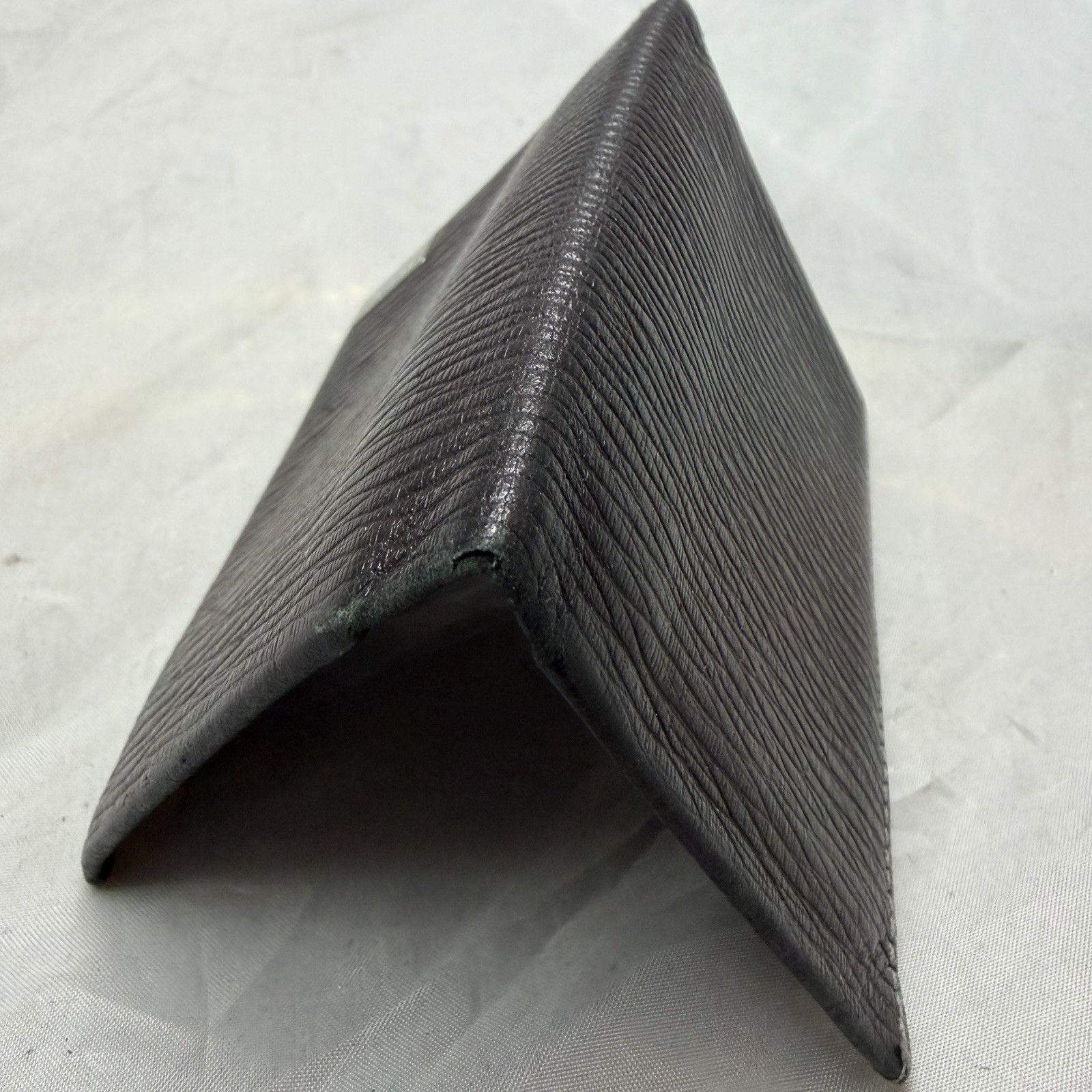 Genuine Salvatore Ferragamo Leather card case / Card case black / Good Condition