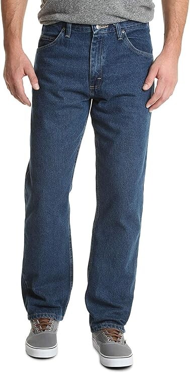 Wrangler Authentics Men’s Classic 5-Pocket Relaxed Fit 100% Cotton Jean