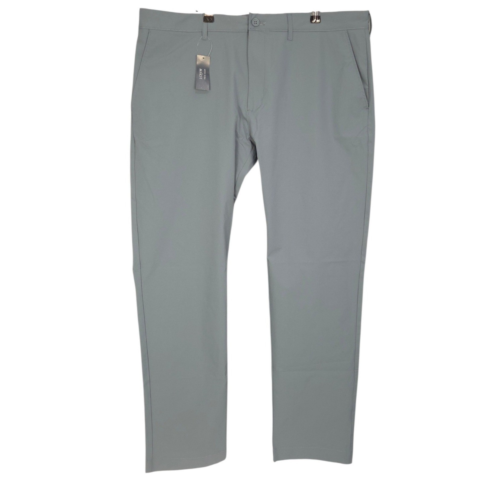 J Crew Pants Mens 38×32 Slate Gray Flex Slim Tech Performance Stretch AA712 NEW