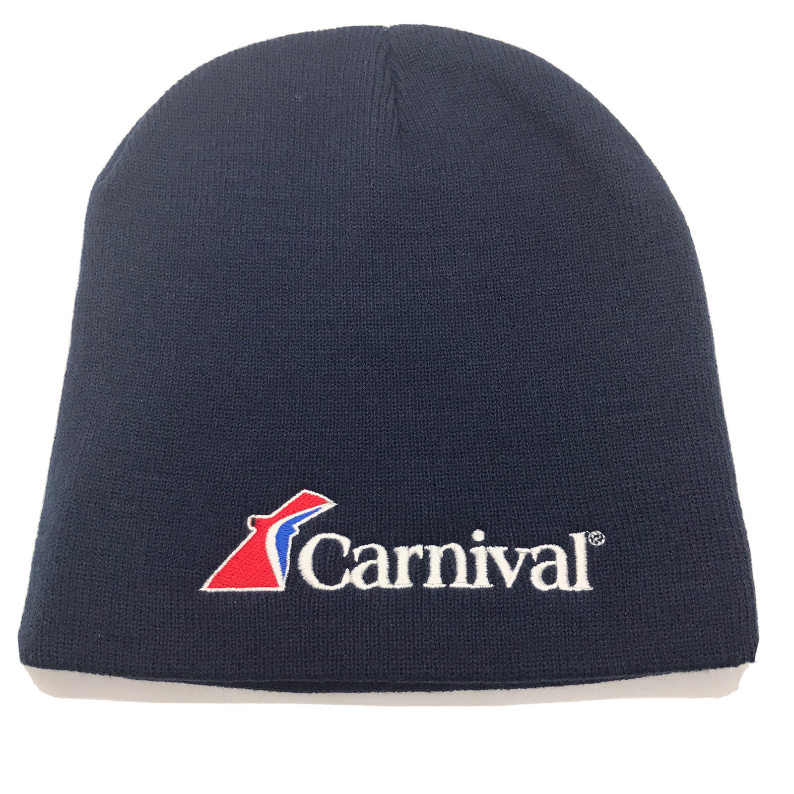 Carnival Cruise Line Beanie Hat Embroidered Winter Skull Cap Collectible Ship