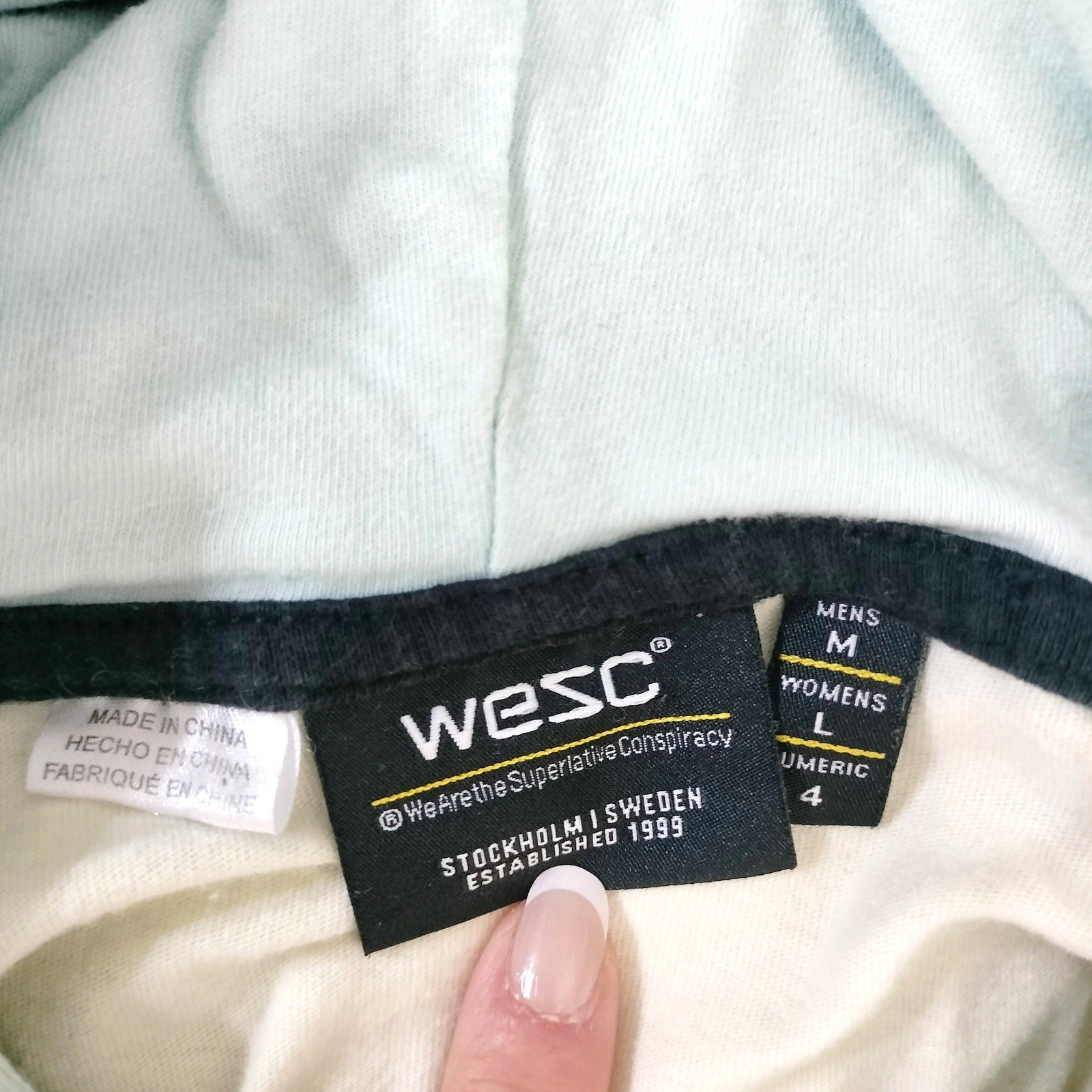 WESC Multicolor Hoodie; Damian Colorblock Short Sleeve T-Shirt Hoodie