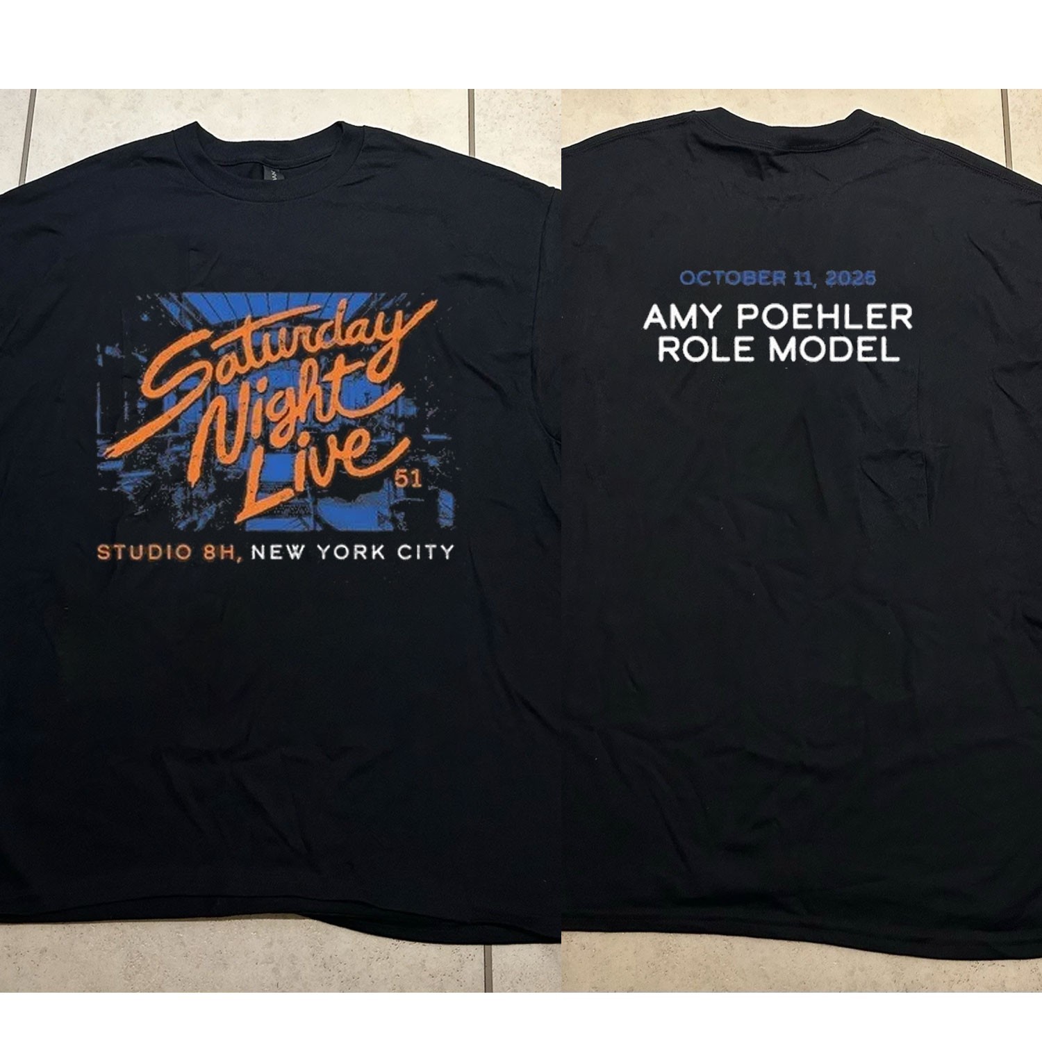 2025 SNL Season 51 Show 2 Shirt Amy Poehler Role Model Saturday Night Live