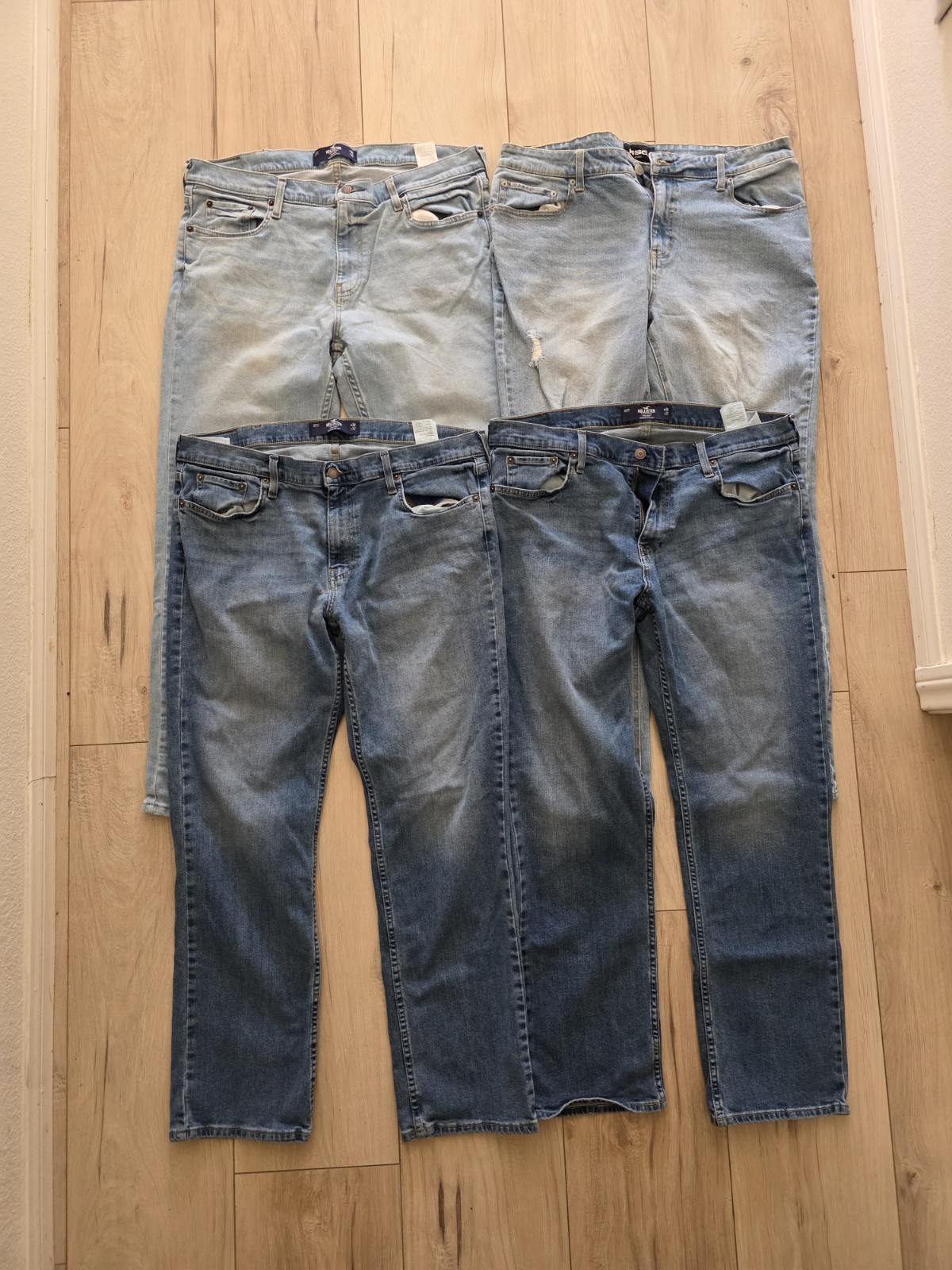 Hollister/RSQ men’s jeans 4 pair bundle size 36×32