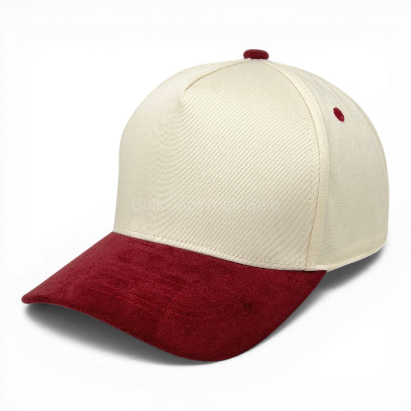 Cotton Baseball Cap Snapback Adjustable Dad Visor Hat Faux Suede Bill Men Women