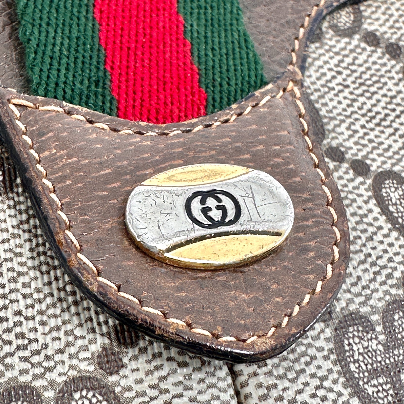 Vintage GUCCI Sherry Shoulder Bag GG