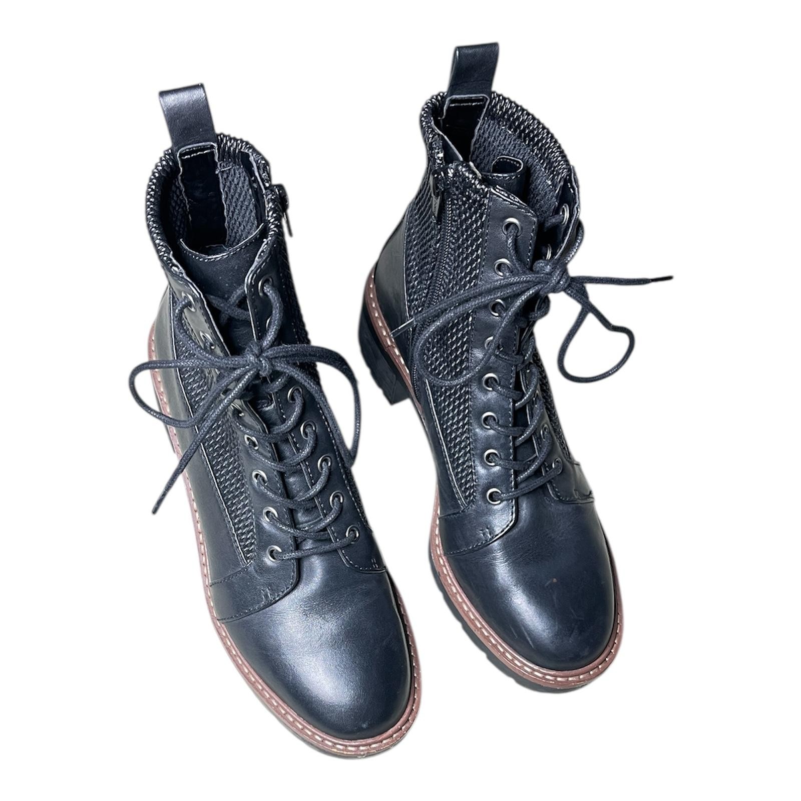 Alex Marie Shoes /Boots Size 8M, Black, Leather and Man-Made Upper